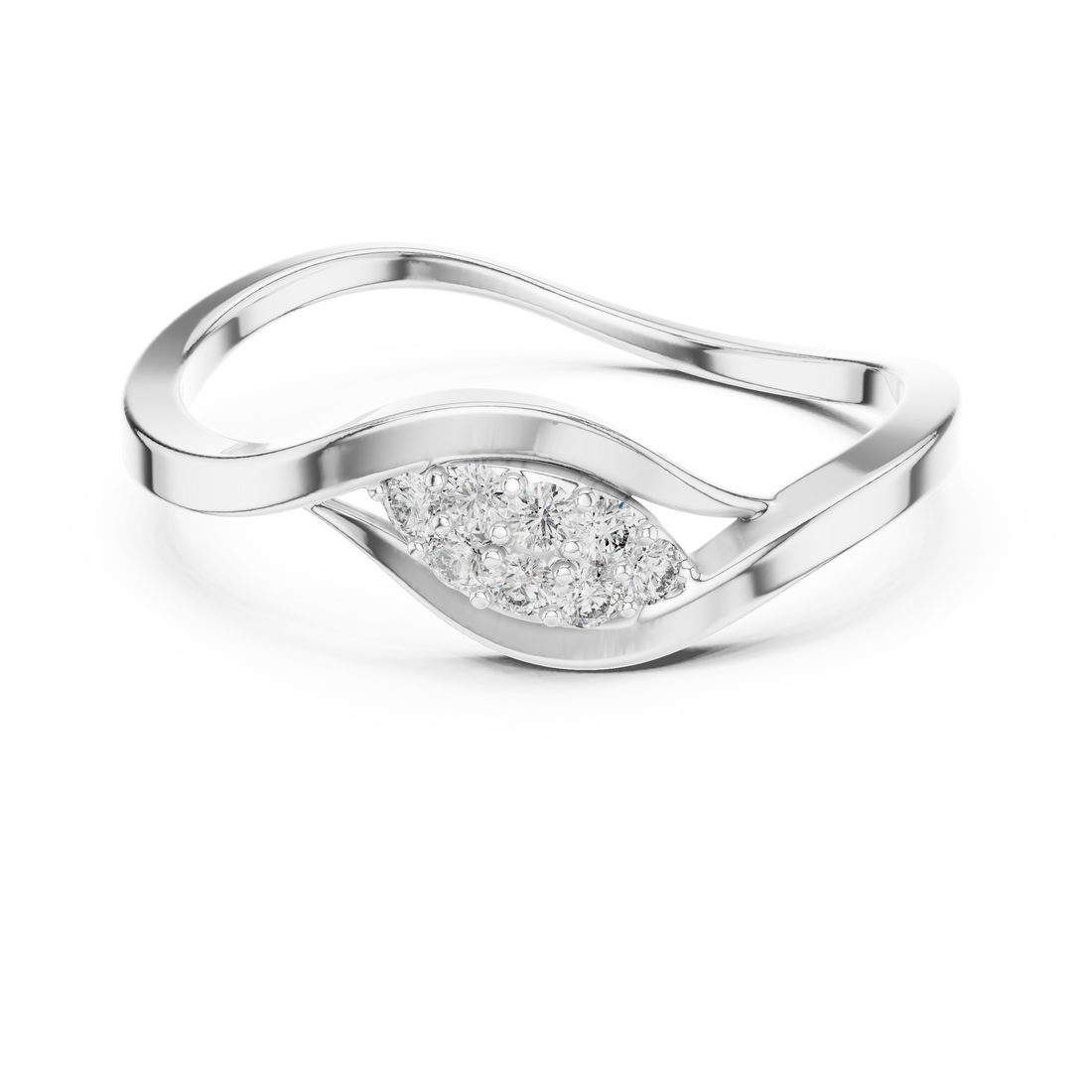 Sleek Teardrop Diamond Ring in Rose Gold – IGI Certified | Kiashaajewellery