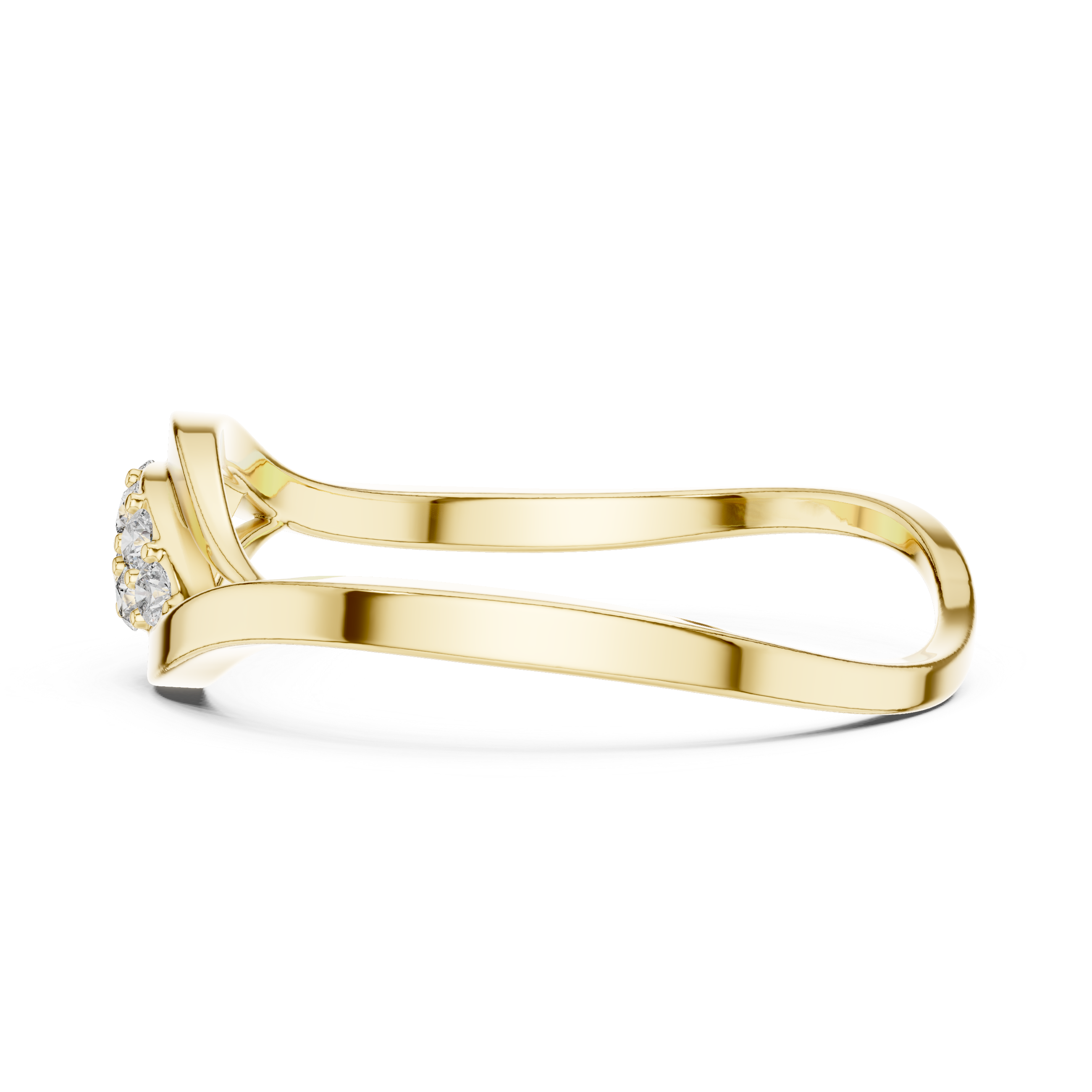 Sleek Teardrop Diamond Ring in Rose Gold – IGI Certified | Kiashaajewellery