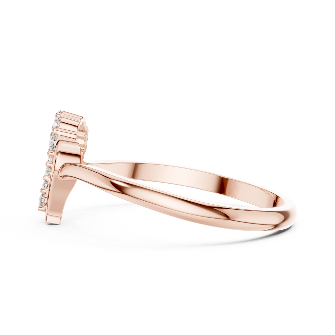 Elegant Heart Lab-Grown Diamond Ring – 14K/18K Gold