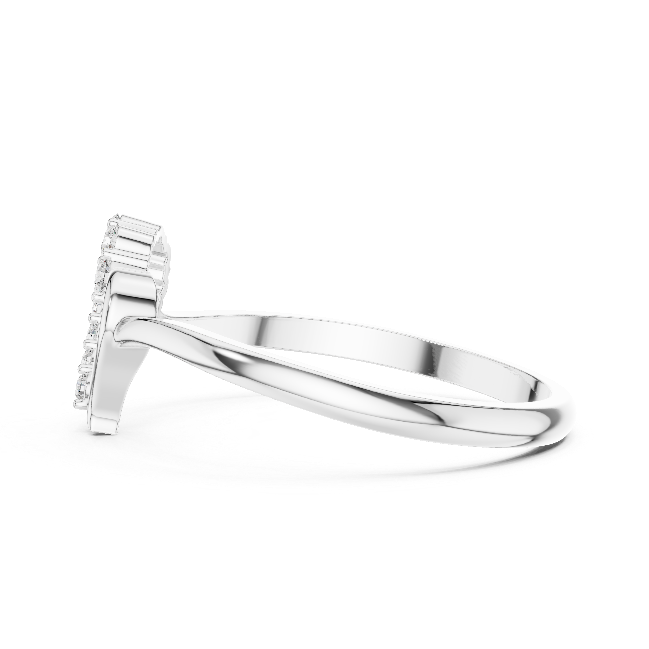 Elegant Heart Lab-Grown Diamond Ring – 14K/18K Gold