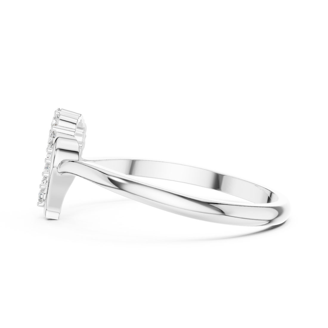 Elegant Heart Lab-Grown Diamond Ring – 14K/18K Gold