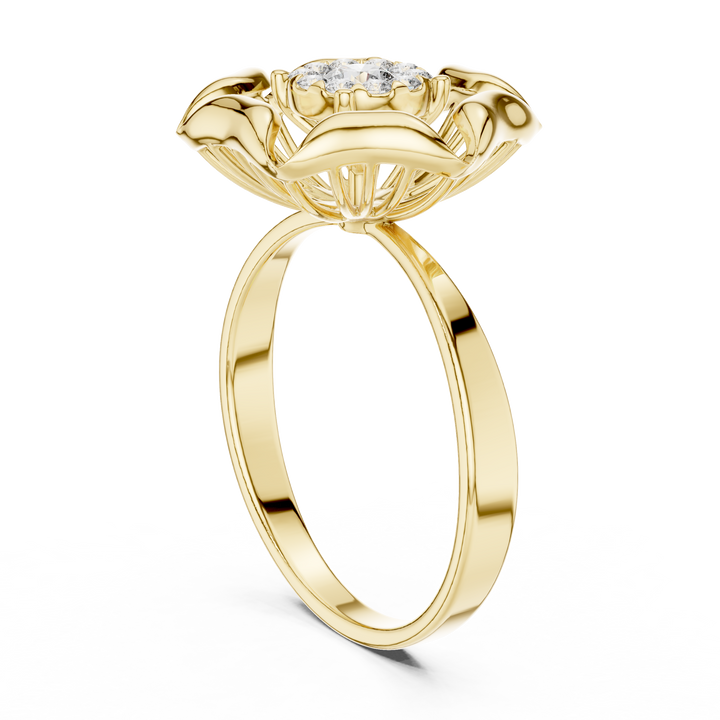 Blossom Bloom Lab-Grown Diamond Ring in 14K/18K Gold