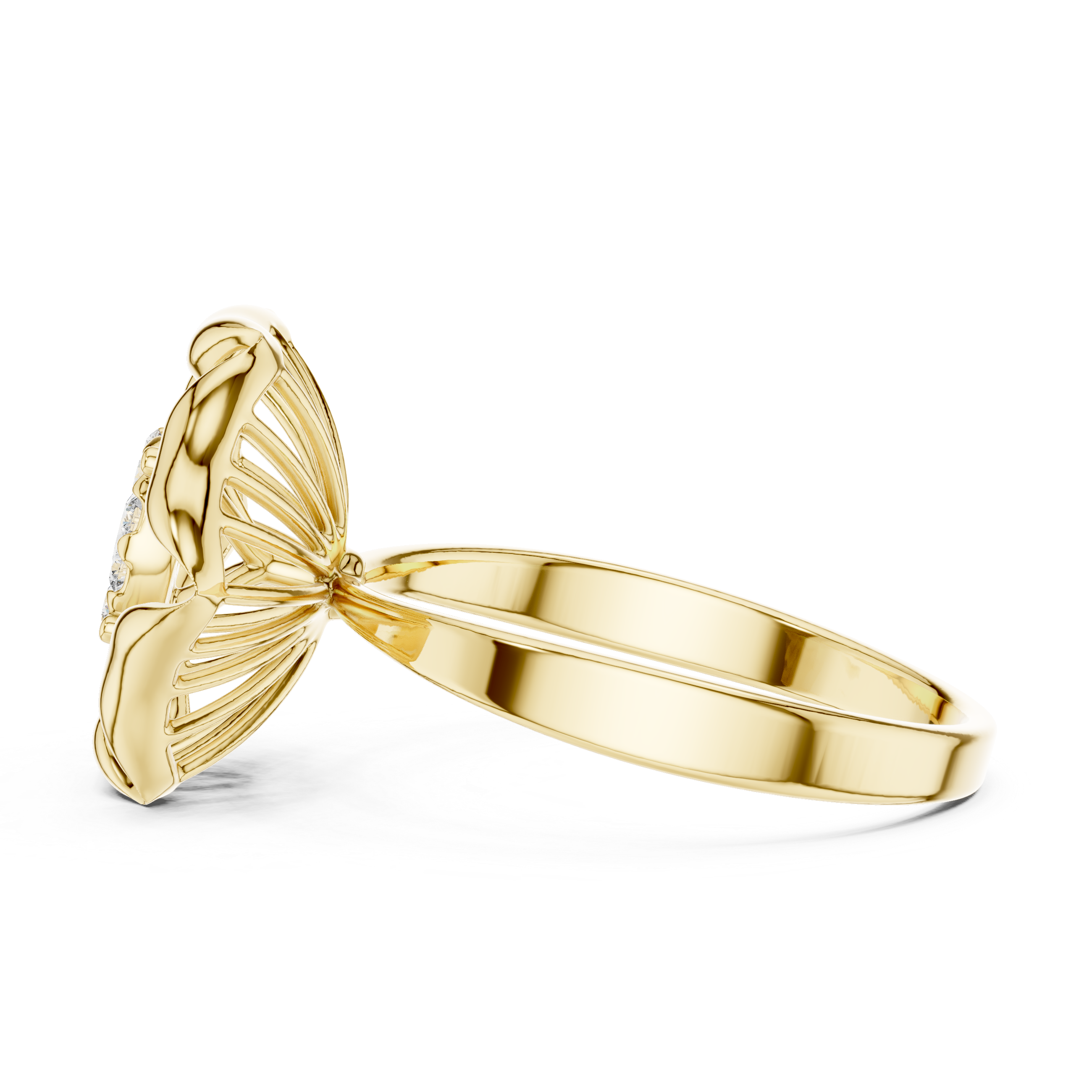 Blossom Bloom Lab-Grown Diamond Ring in 14K/18K Gold