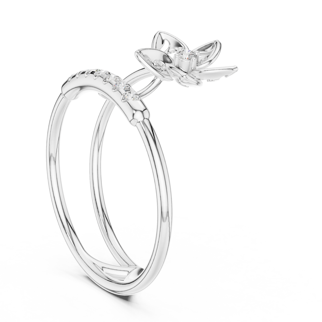 Blossom Promise Ring – Rose Gold Lab-Grown Diamond Ring