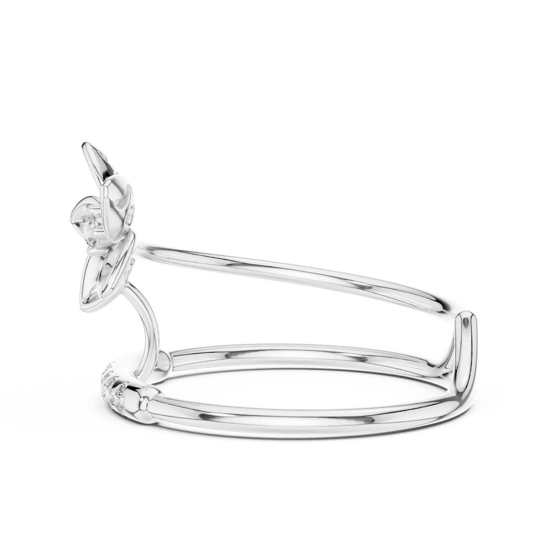 Blossom Promise Ring – Rose Gold Lab-Grown Diamond Ring