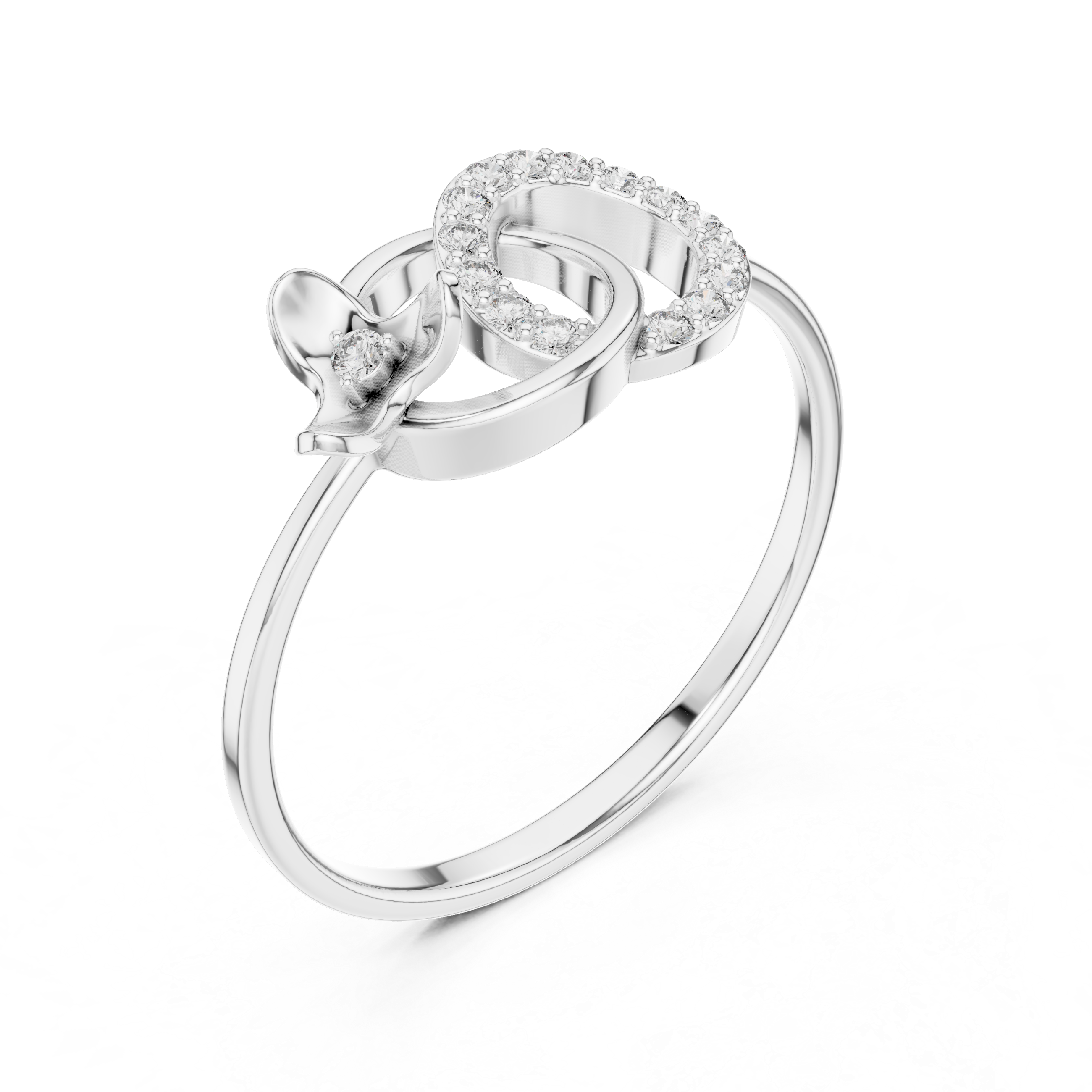 Eternal Embrace Rose Gold Diamond Ring