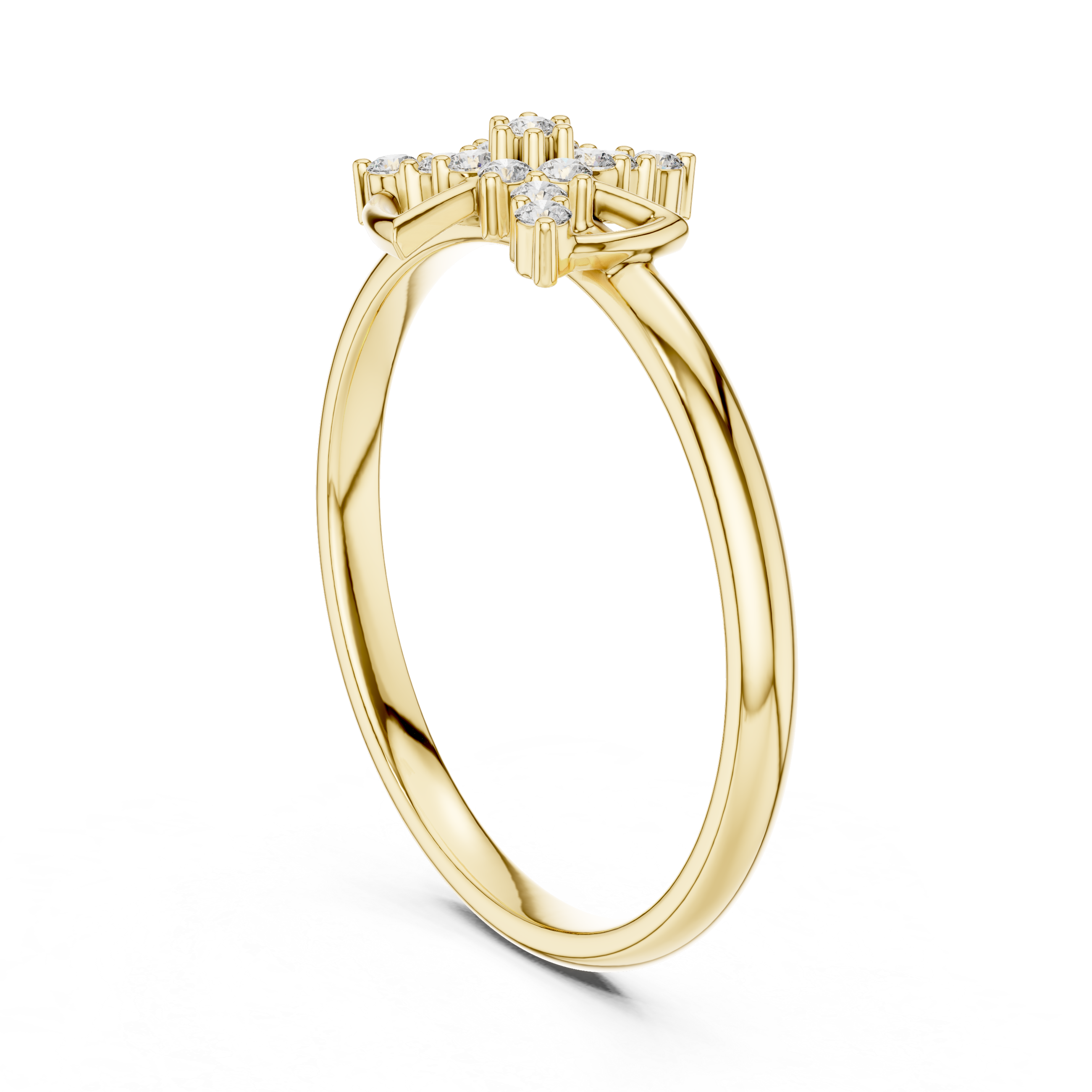 Rose Gold Lab-Grown Diamond Designer Ring