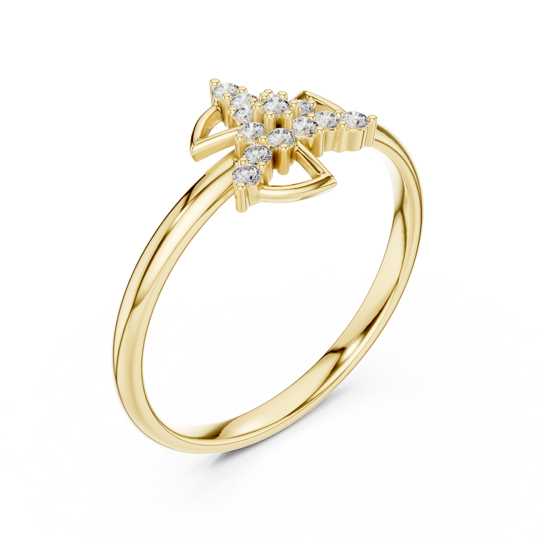Rose Gold Lab-Grown Diamond Designer Ring