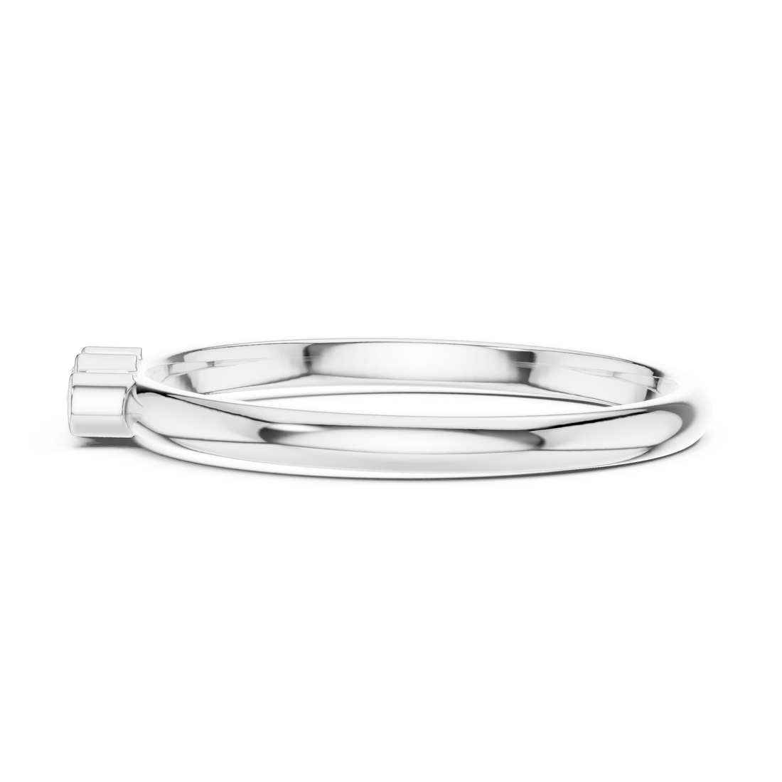 Three Stone Lab-Grown Diamond Ring in 14K/18K Rose Gold