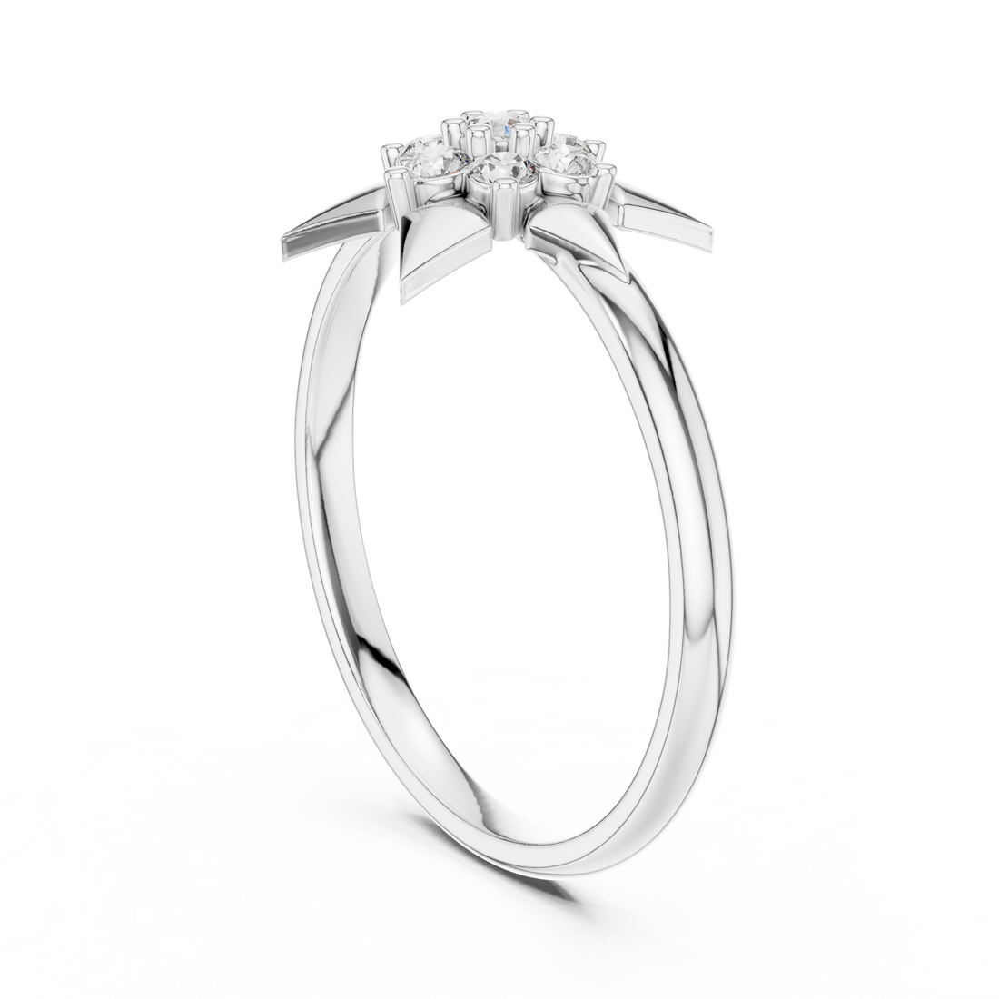 Rose Gold Starburst Lab-Grown Diamond Ring – IGI Certified