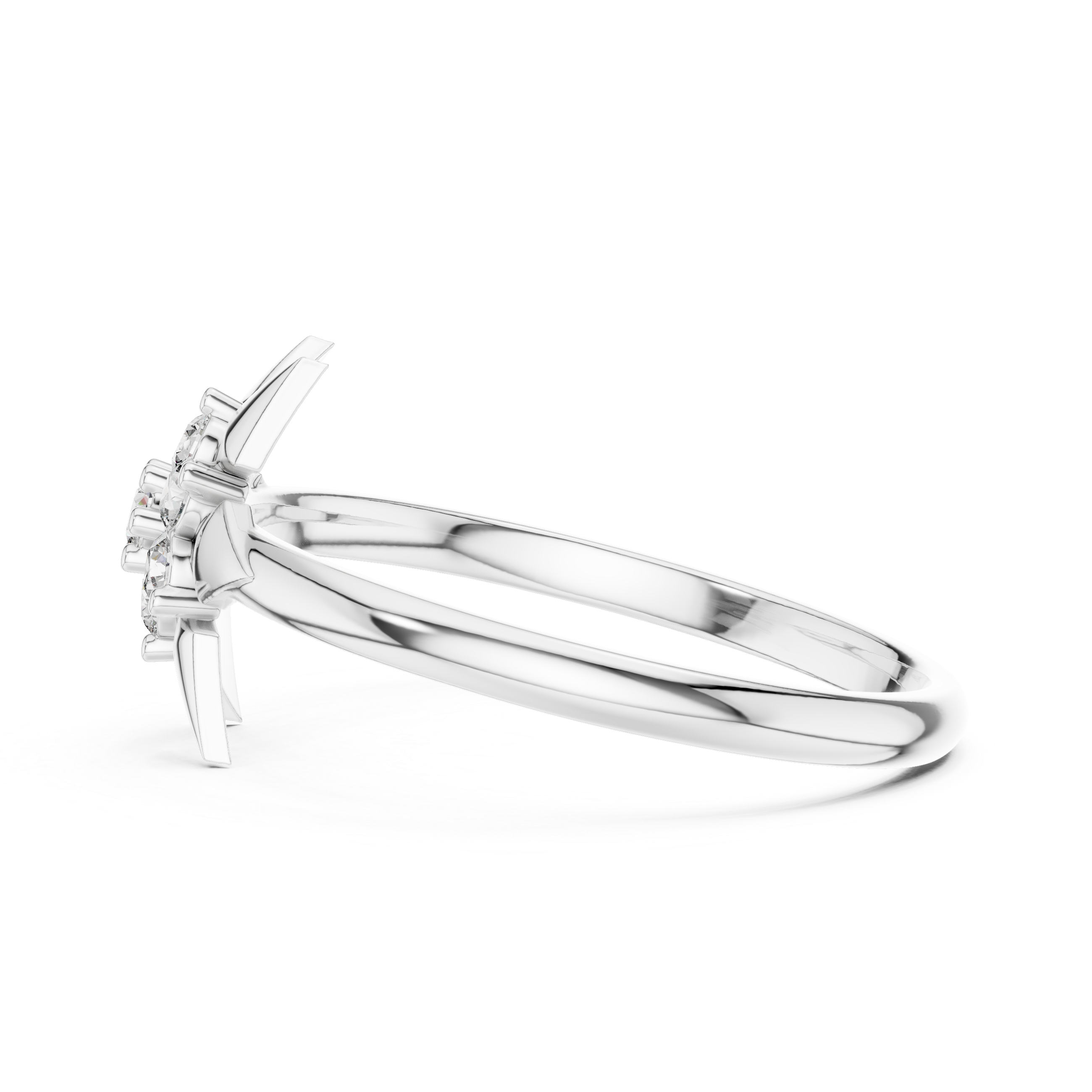 Rose Gold Starburst Lab-Grown Diamond Ring – IGI Certified