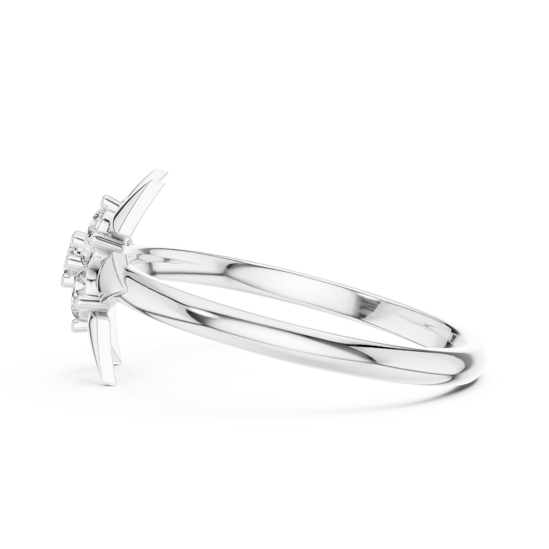Rose Gold Starburst Lab-Grown Diamond Ring – IGI Certified