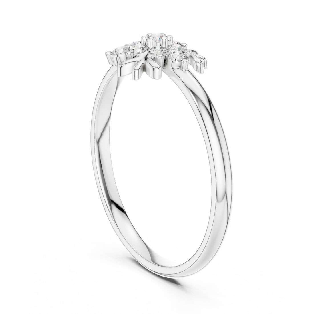 Rose Gold Cluster Lab-Grown Diamond Ring – Timeless Elegance