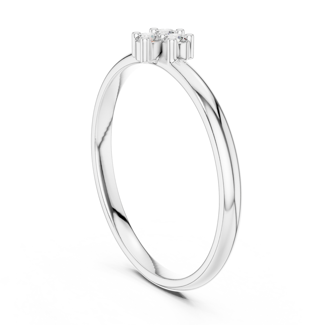 Elegant Twin Stone Lab-Grown Diamond Ring in Rose Gold