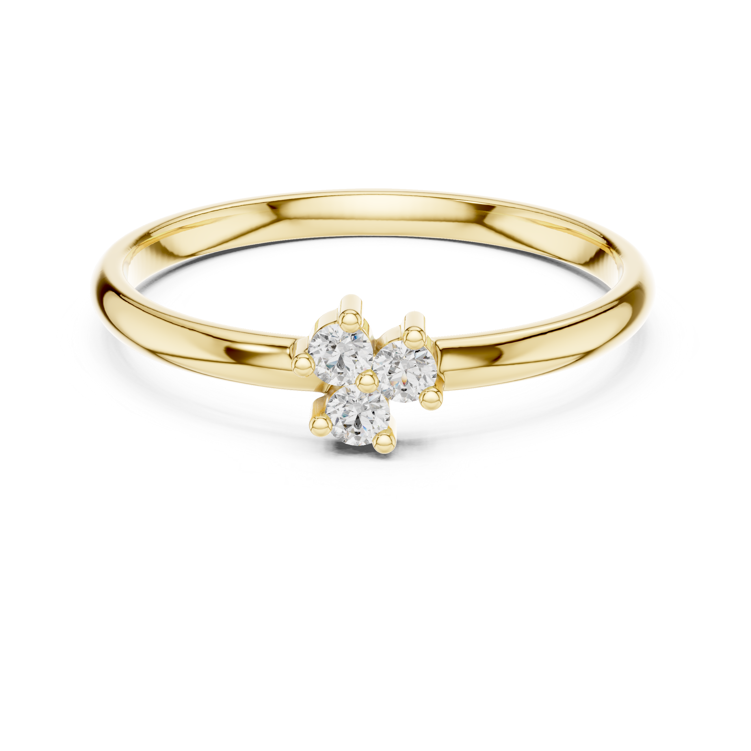 Elegant Twin Stone Lab-Grown Diamond Ring in Rose Gold
