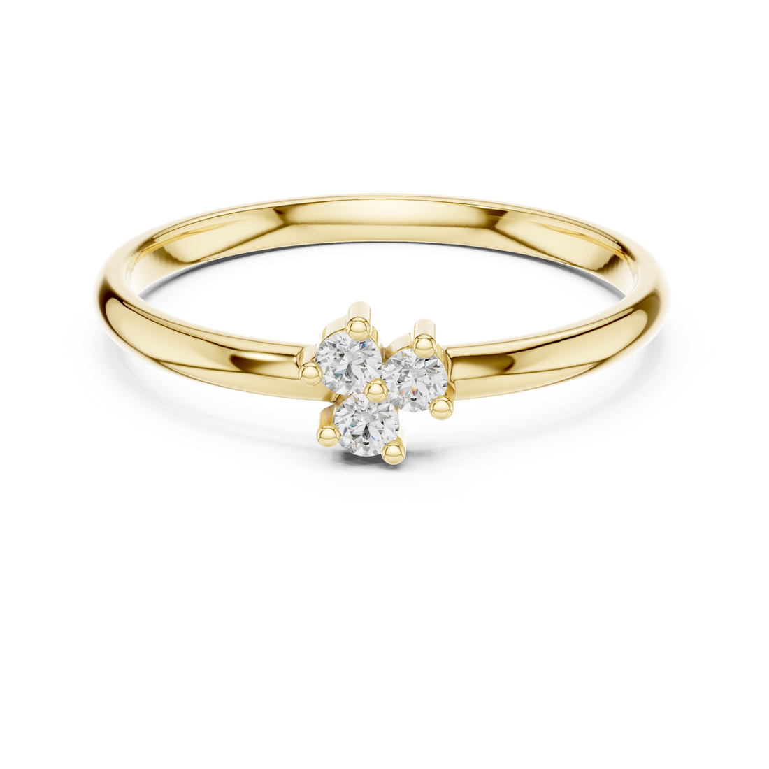 Elegant Twin Stone Lab-Grown Diamond Ring in Rose Gold