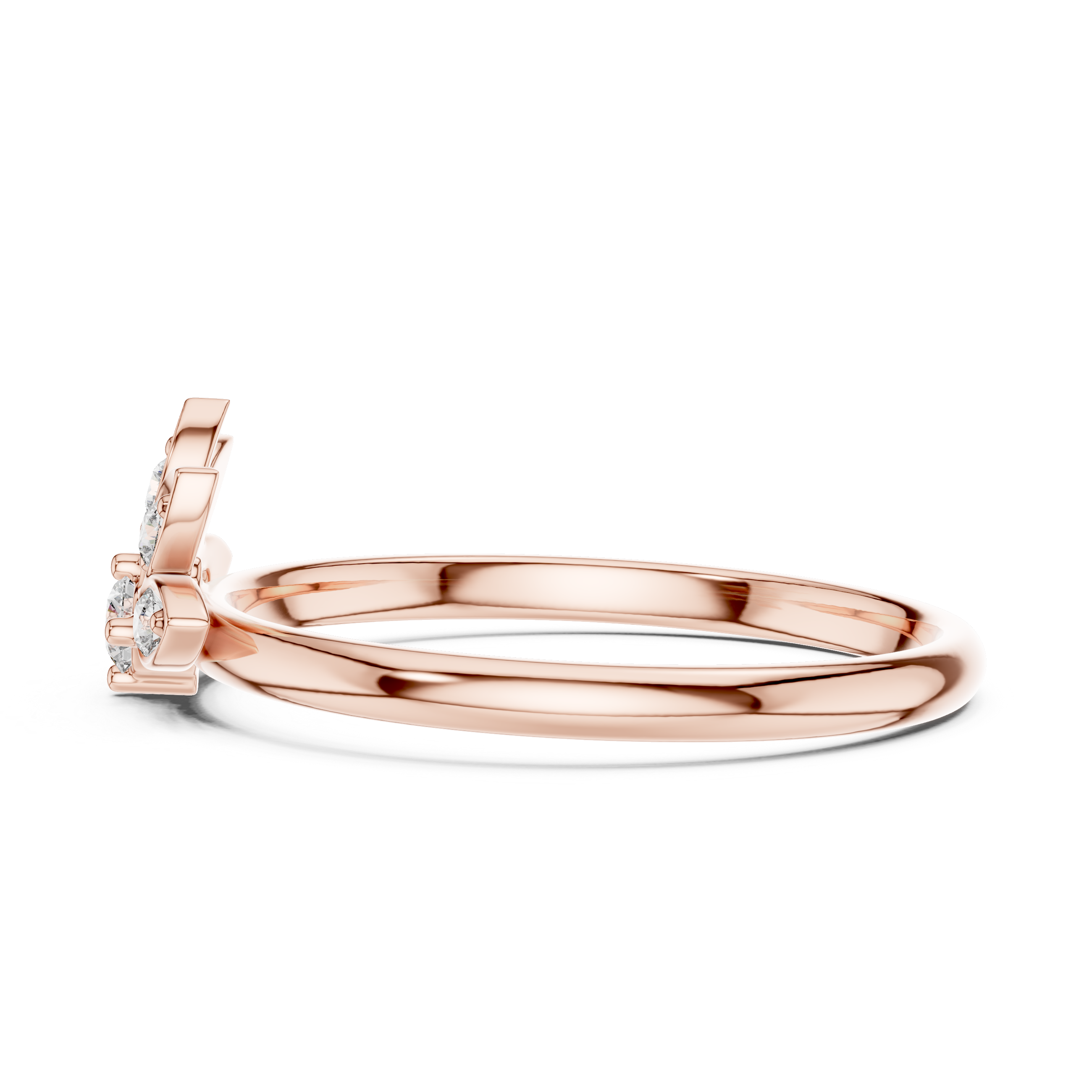 Floral Blossom Lab-Grown Diamond Ring in 14K/18K Gold | Kiashaa Jewellery