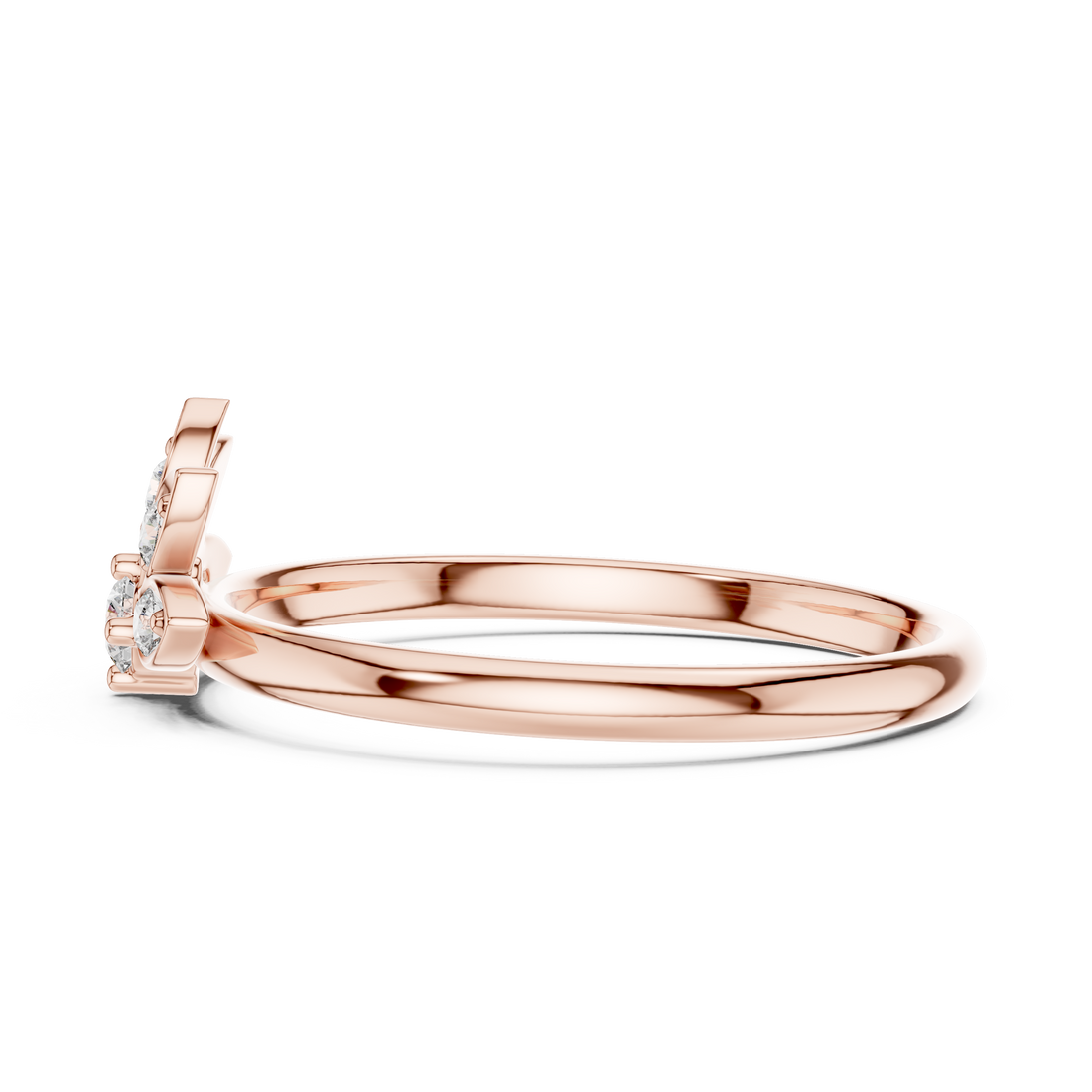 Floral Blossom Lab-Grown Diamond Ring in 14K/18K Gold | Kiashaa Jewellery