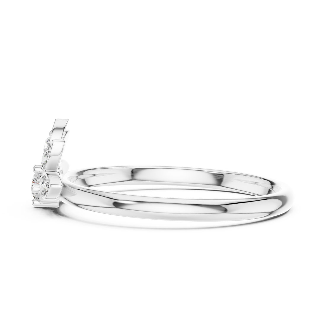 Floral Blossom Lab-Grown Diamond Ring in 14K/18K Gold | Kiashaa Jewellery