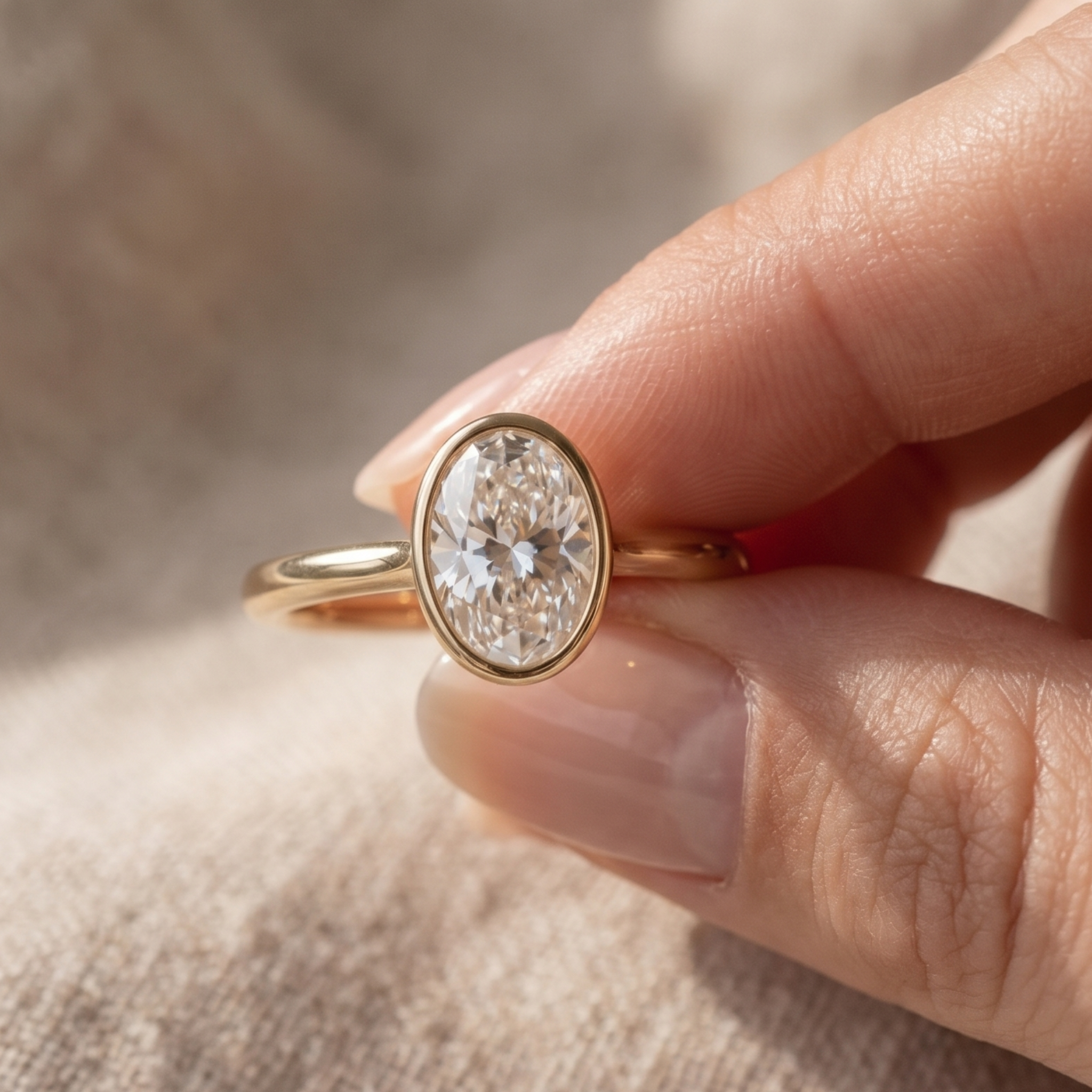 Luxury 1.44 carat diamond engagement ring by Kiashaa Jewellery