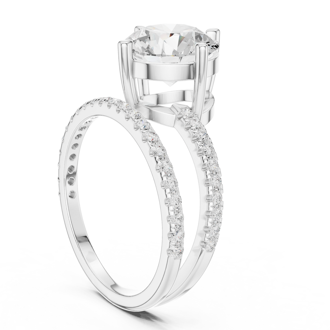 IGI Certified Lab-Grown Diamond Solitaire Engagement Ring in 14K & 18K Rose Gold | Kiashaa Jewellery