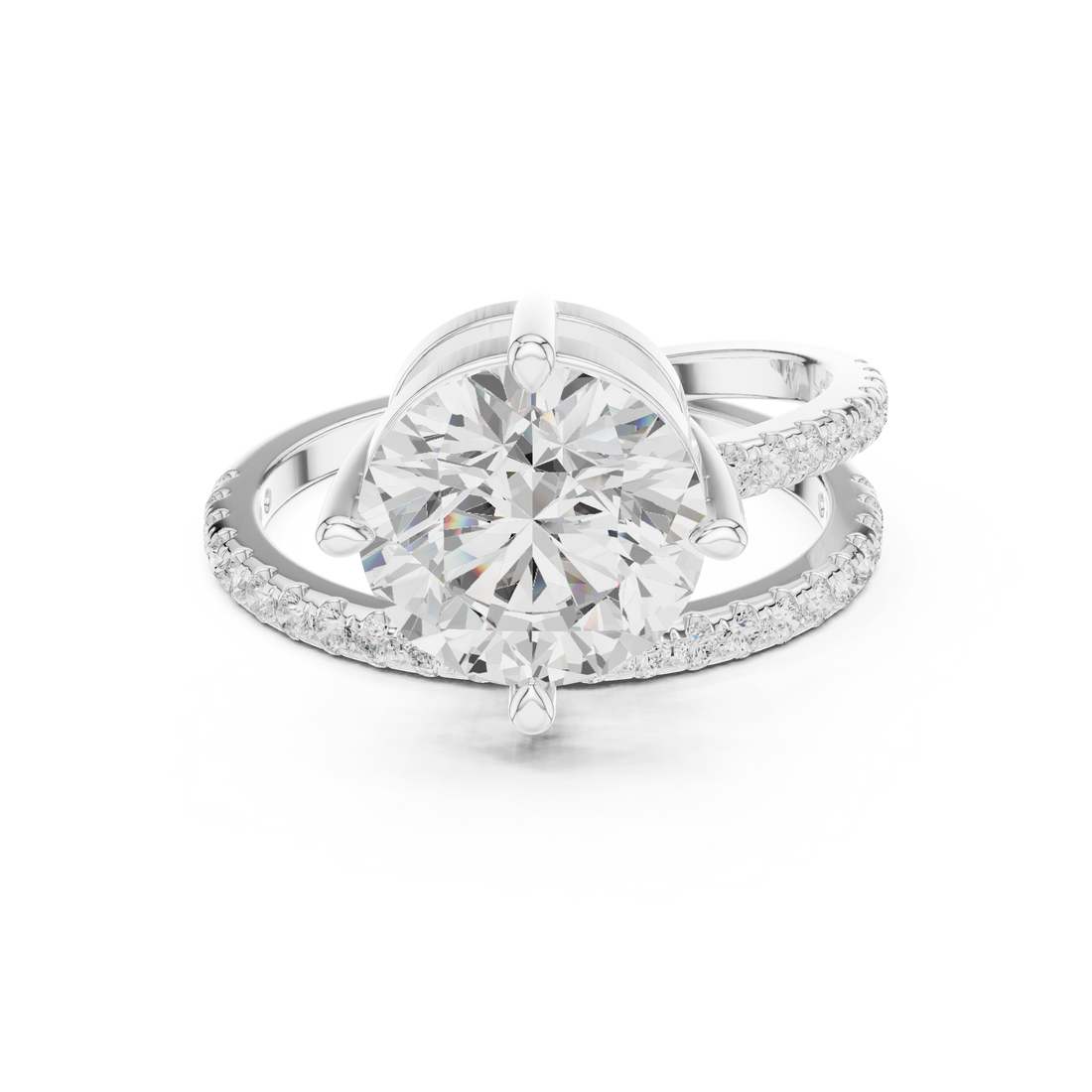 IGI Certified Lab-Grown Diamond Solitaire Engagement Ring in 14K & 18K Rose Gold | Kiashaa Jewellery