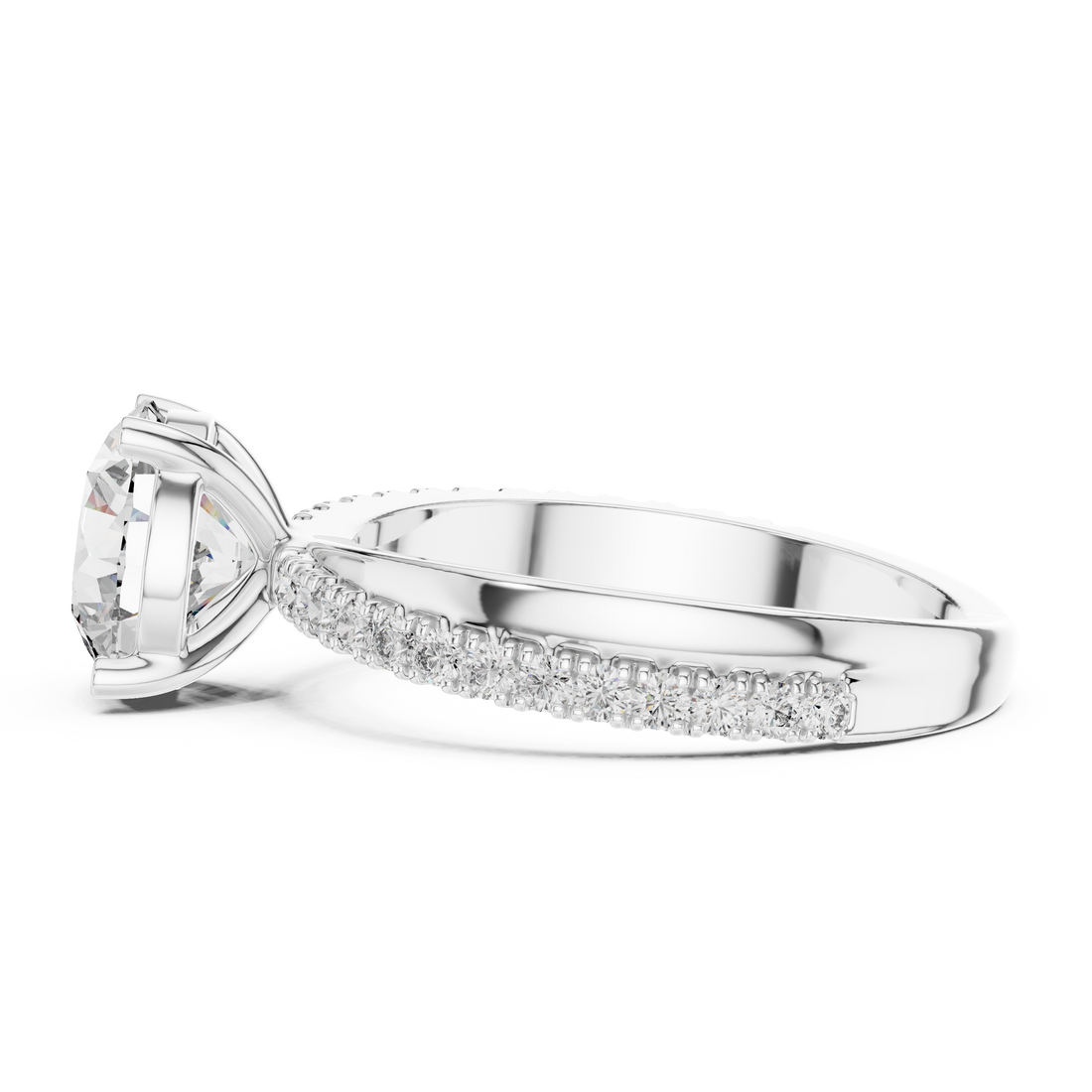 IGI Certified Lab-Grown Diamond Solitaire Engagement Ring | 14K & 18K Rose Gold | Kiashaa Jewellery