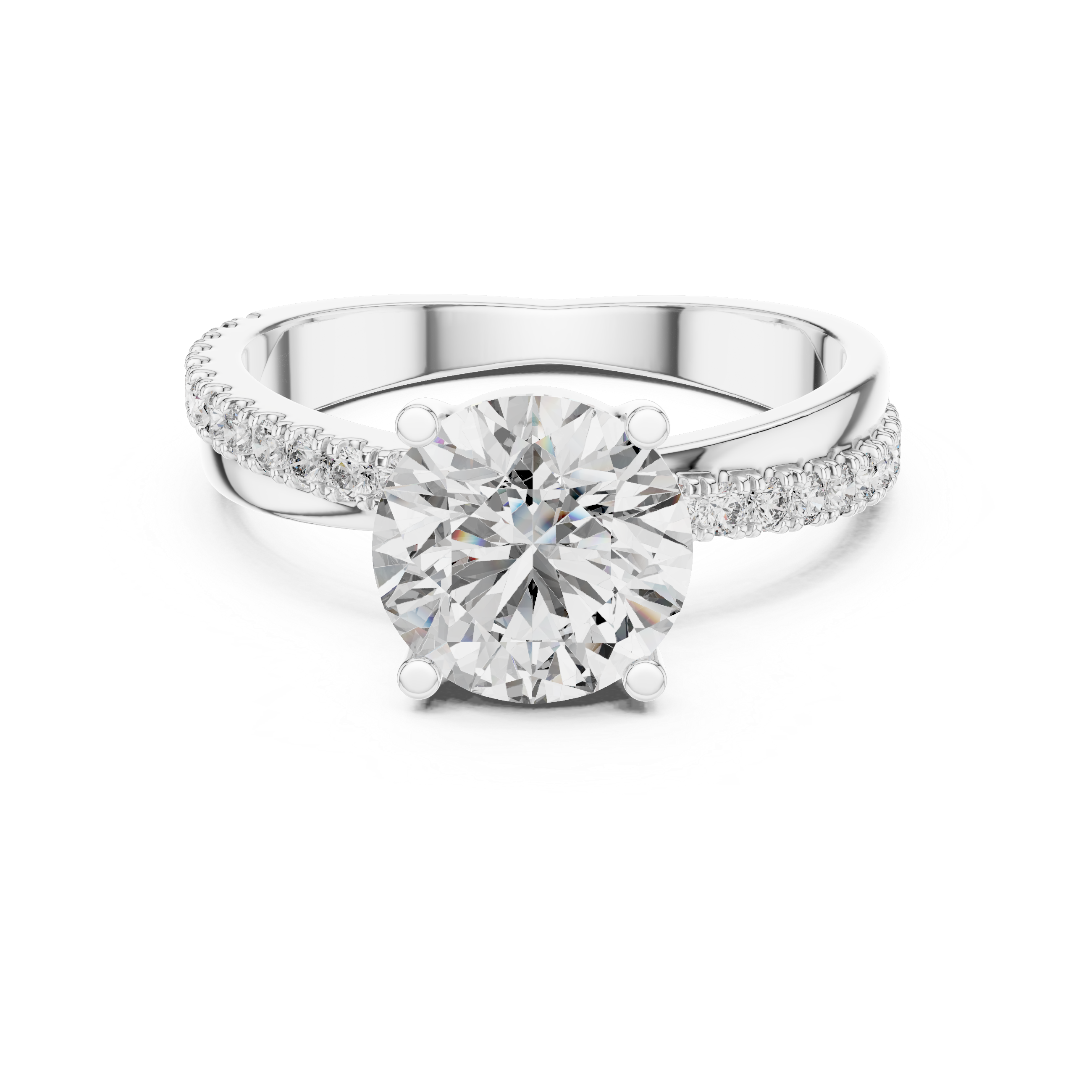 IGI Certified Lab-Grown Diamond Solitaire Engagement Ring | 14K & 18K Rose Gold | Kiashaa Jewellery