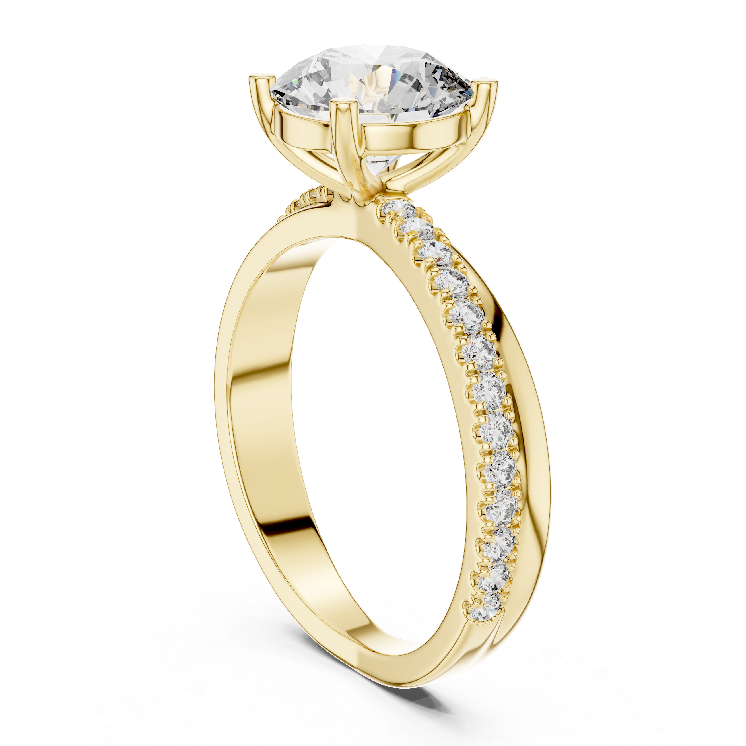 IGI Certified Lab-Grown Diamond Solitaire Engagement Ring | 14K & 18K Rose Gold | Kiashaa Jewellery