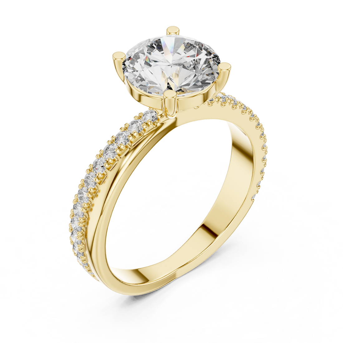 IGI Certified Lab-Grown Diamond Solitaire Engagement Ring | 14K & 18K Rose Gold | Kiashaa Jewellery