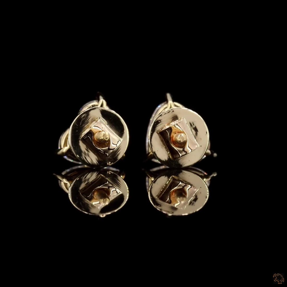 Heart-Cut Diamond Stud Earrings in 9K, 14K & 18K Gold