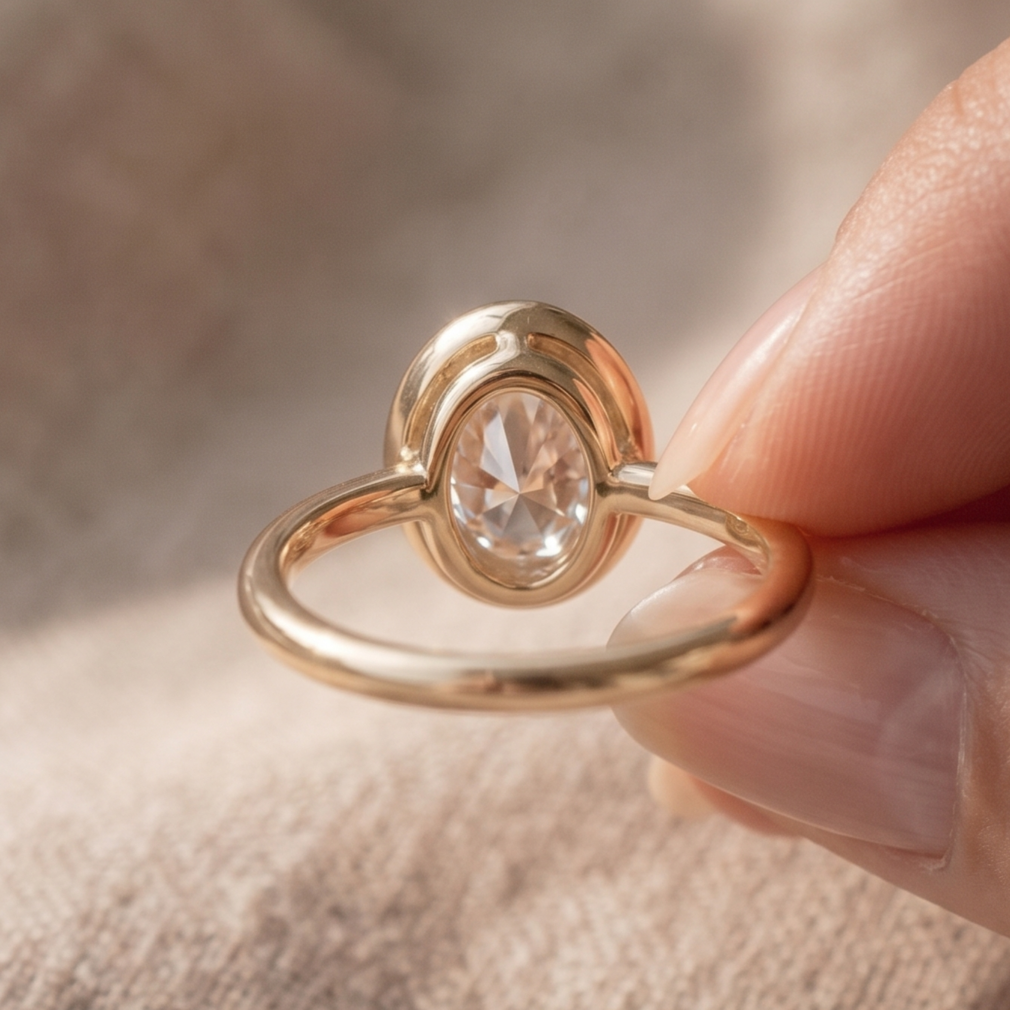 1.44 CT engagement ring available in 9K 14K and 18K gold