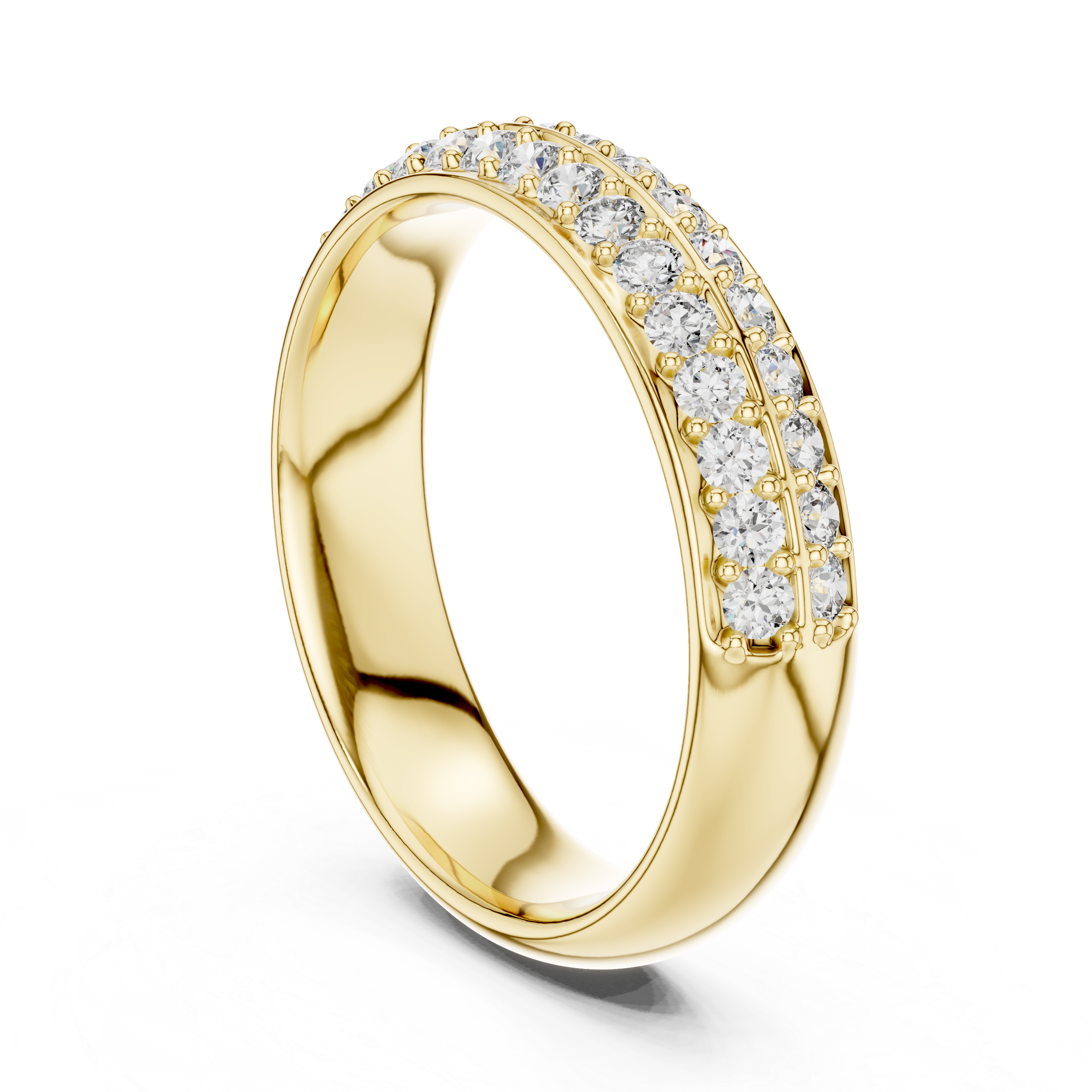 IGI Certified Lab-Grown Diamond Eternity Band | 14K & 18K Rose Gold | Kiashaa Jewellery