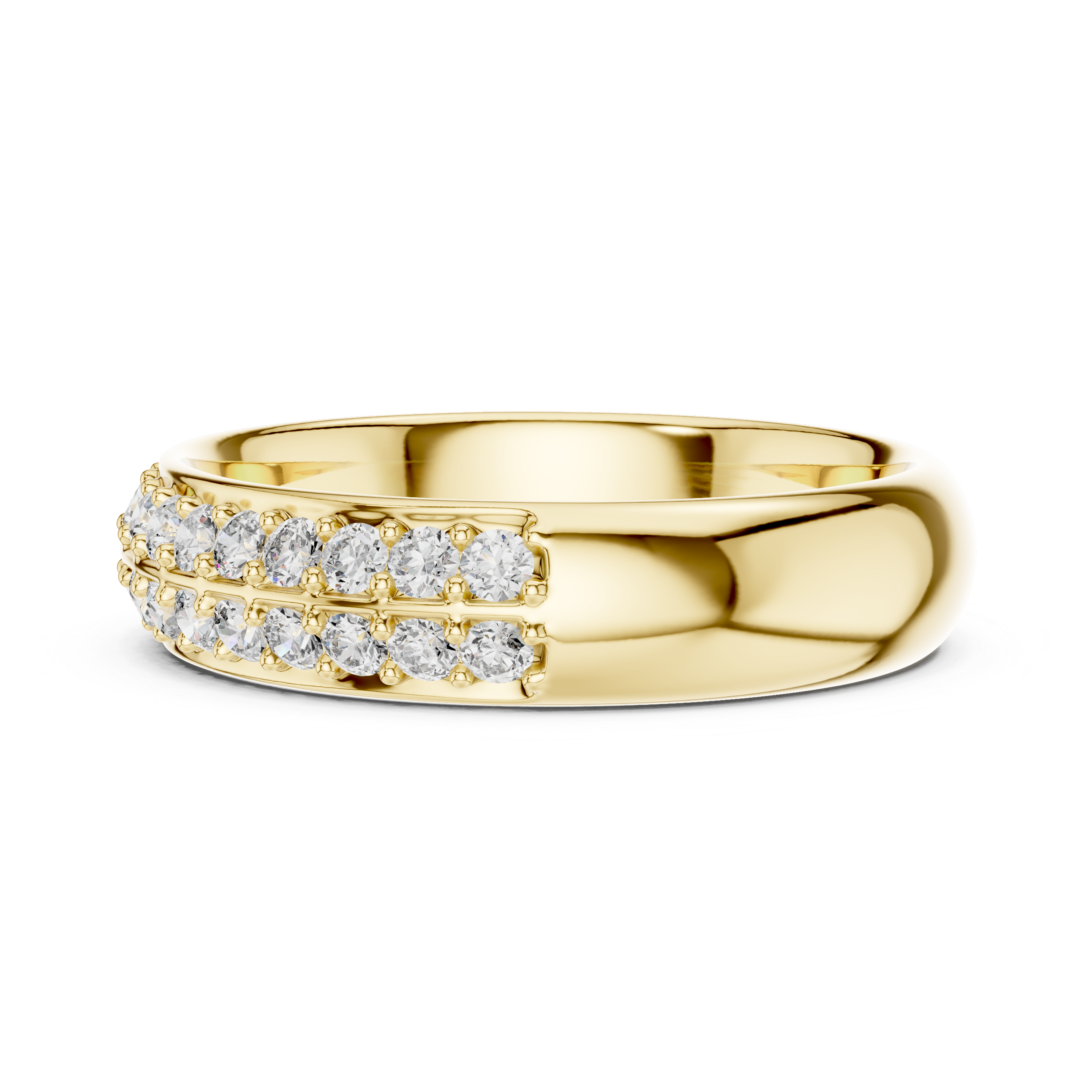 IGI Certified Lab-Grown Diamond Eternity Band | 14K & 18K Rose Gold | Kiashaa Jewellery