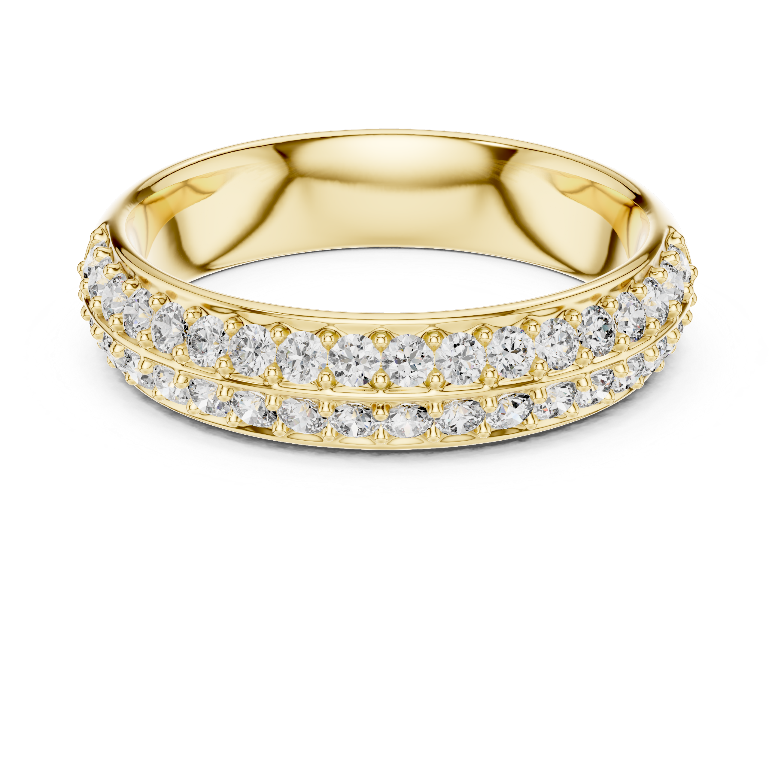 IGI Certified Lab-Grown Diamond Eternity Band | 14K & 18K Rose Gold | Kiashaa Jewellery
