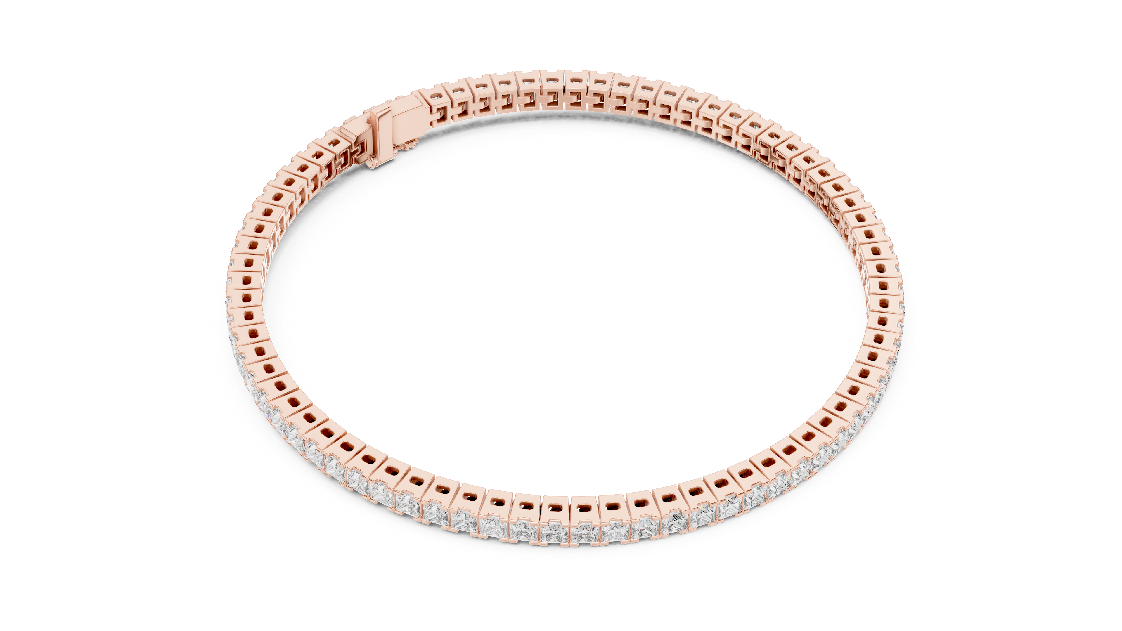 Classic Lab-Grown Diamond Tennis Bracelet in 14K/18K Gold – Kiashaa Jewellery