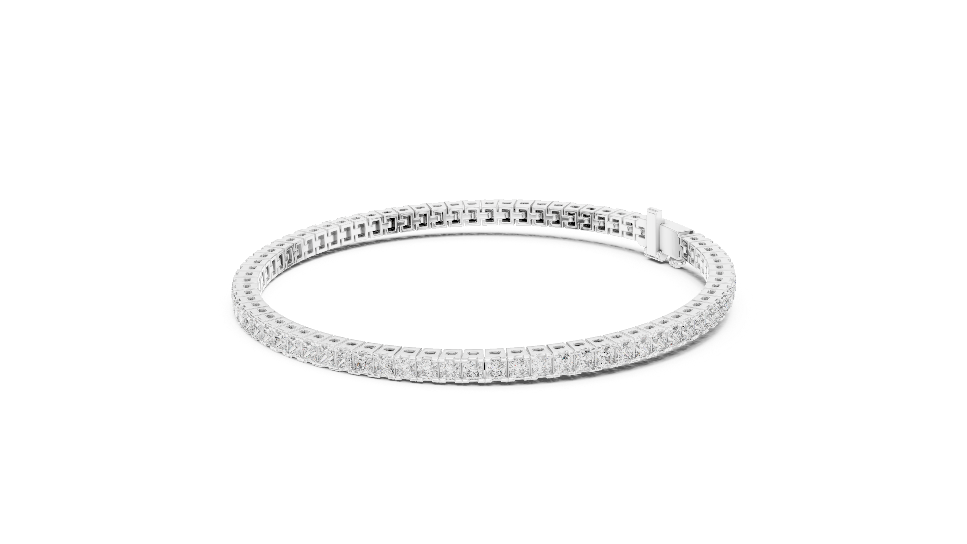 Classic Lab-Grown Diamond Tennis Bracelet in 14K/18K Gold – Kiashaa Jewellery