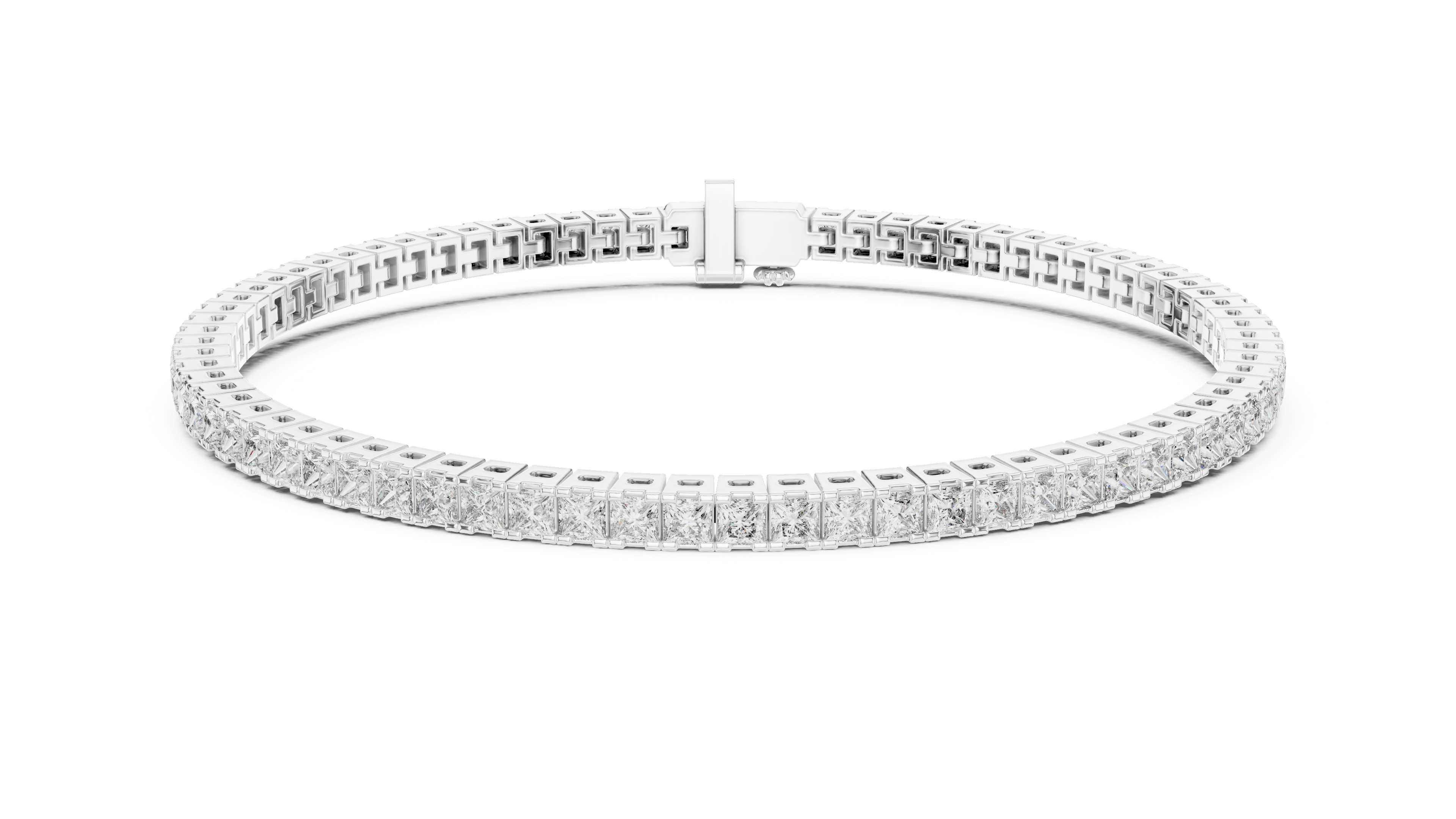 Classic Lab-Grown Diamond Tennis Bracelet in 14K/18K Gold – Kiashaa Jewellery