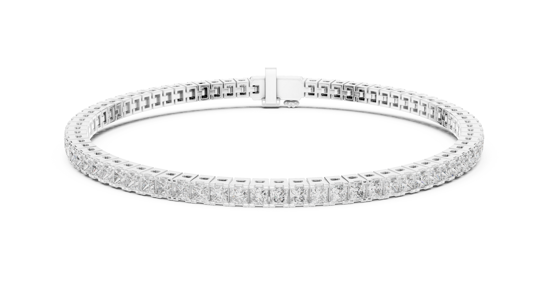 Classic Lab-Grown Diamond Tennis Bracelet in 14K/18K Gold – Kiashaa Jewellery