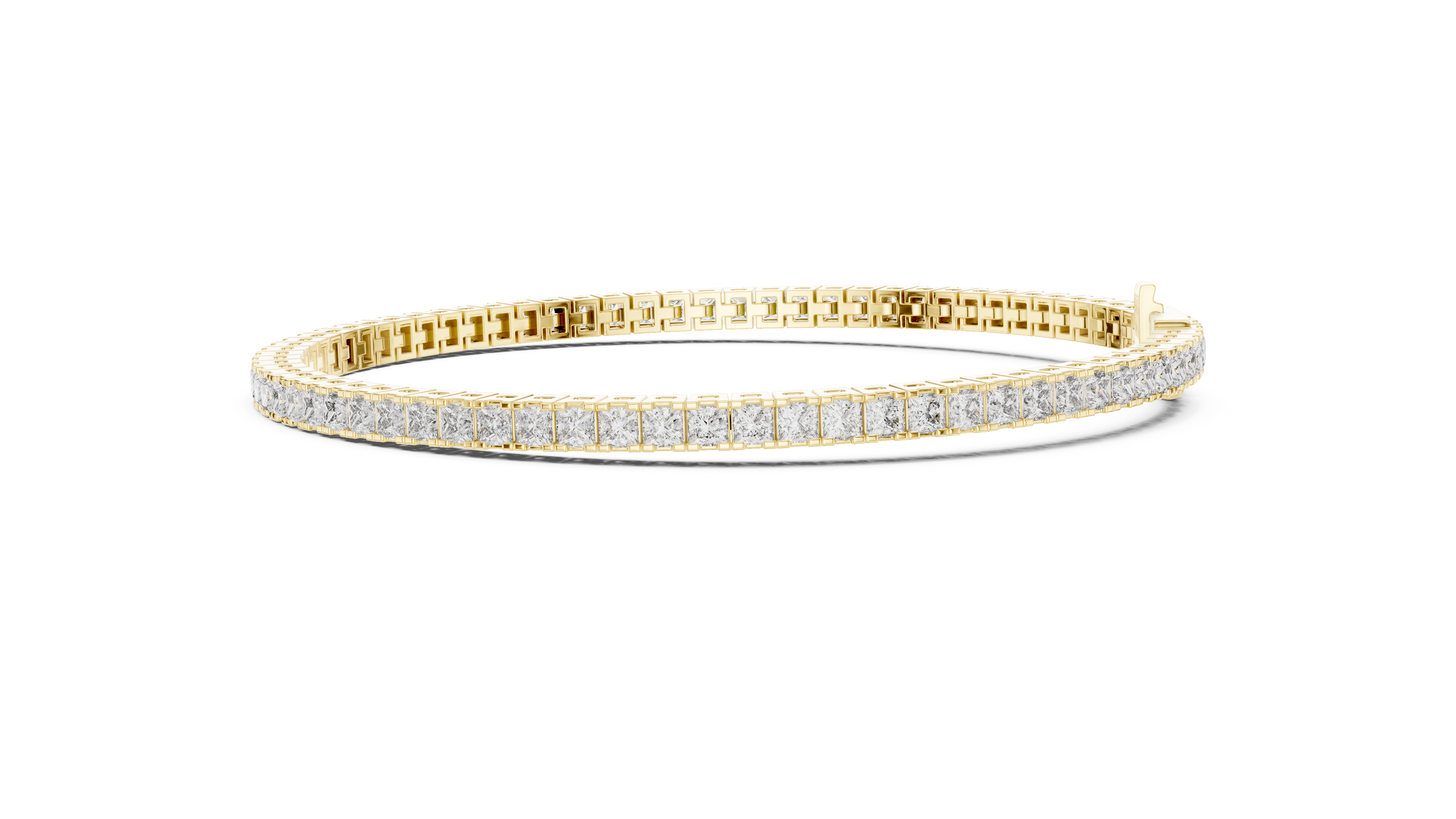 Classic Lab-Grown Diamond Tennis Bracelet in 14K/18K Gold – Kiashaa Jewellery
