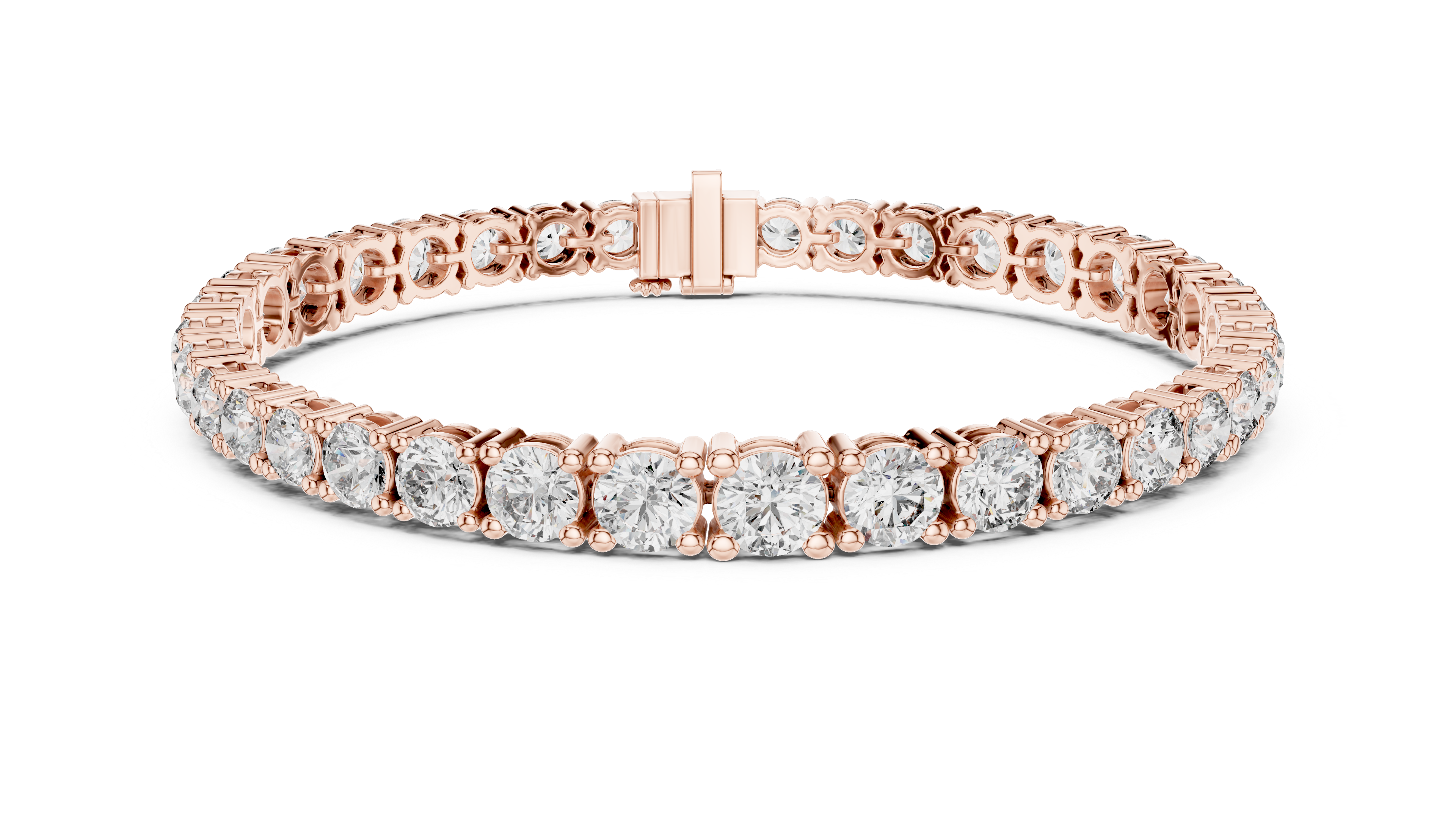 Diamond Eternity Bracelet | 14K & 18K Gold | IGI Certified Lab-Grown Diamonds