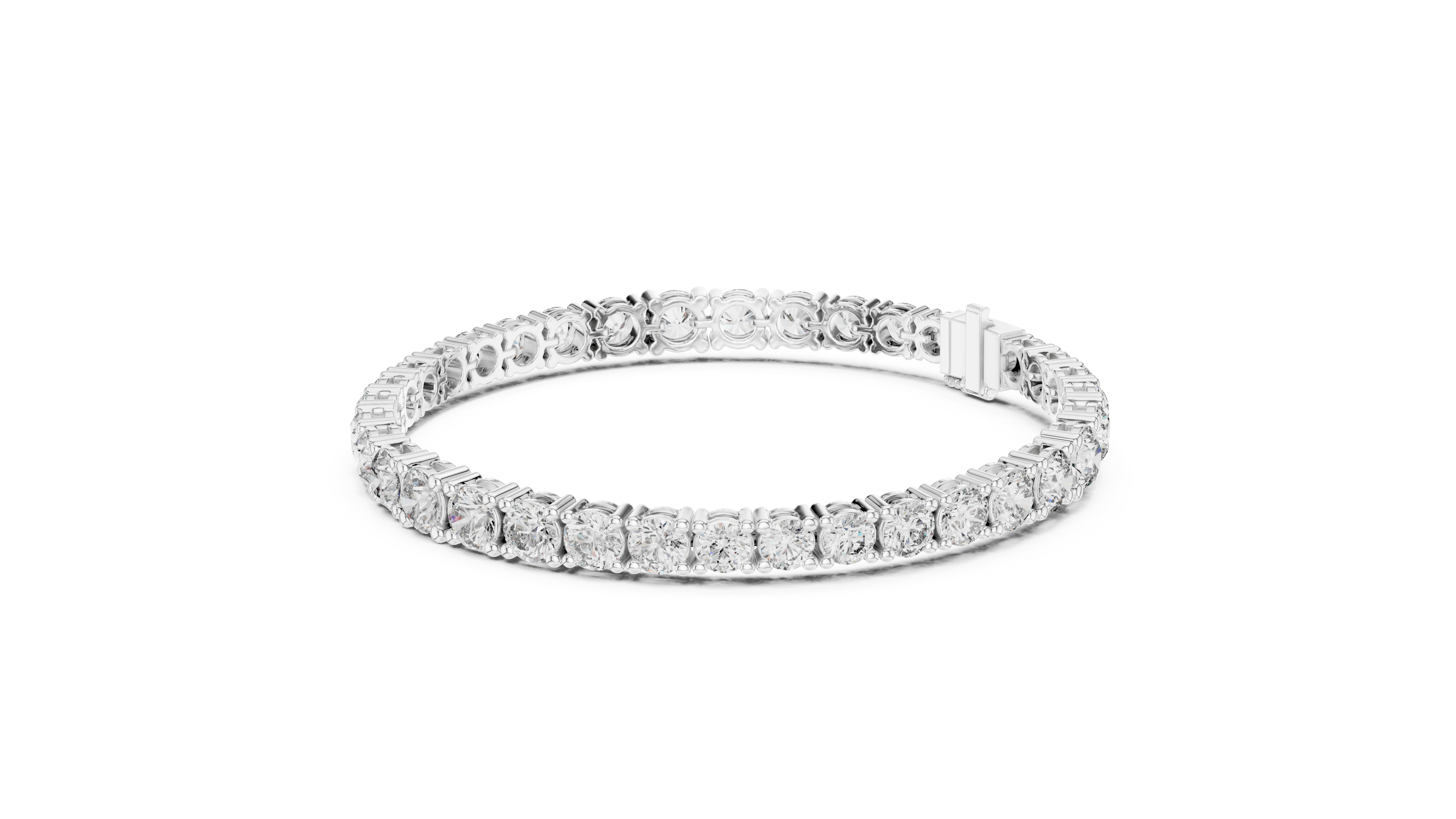 Diamond Eternity Bracelet | 14K & 18K Gold | IGI Certified Lab-Grown Diamonds