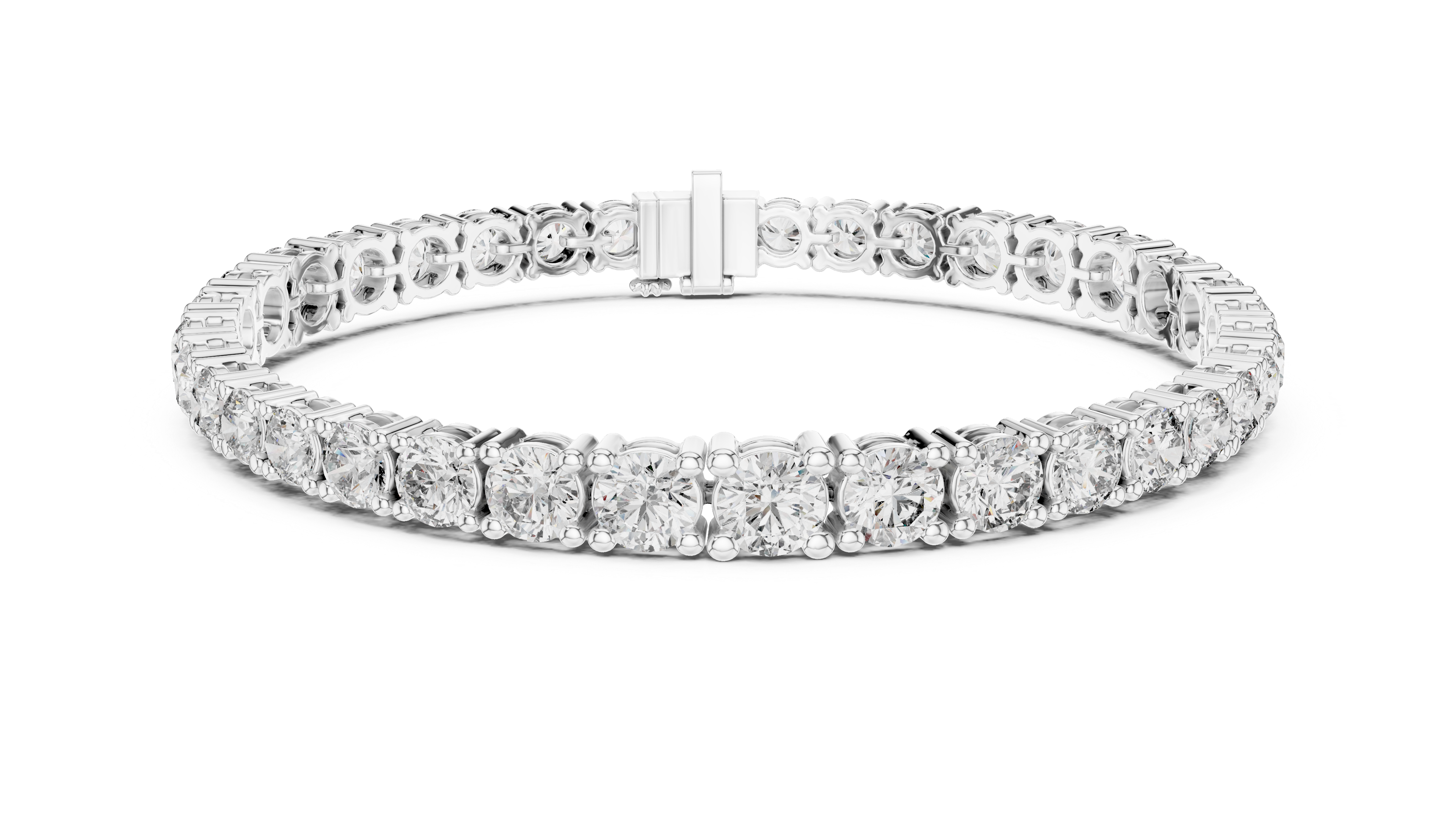 Diamond Eternity Bracelet | 14K & 18K Gold | IGI Certified Lab-Grown Diamonds