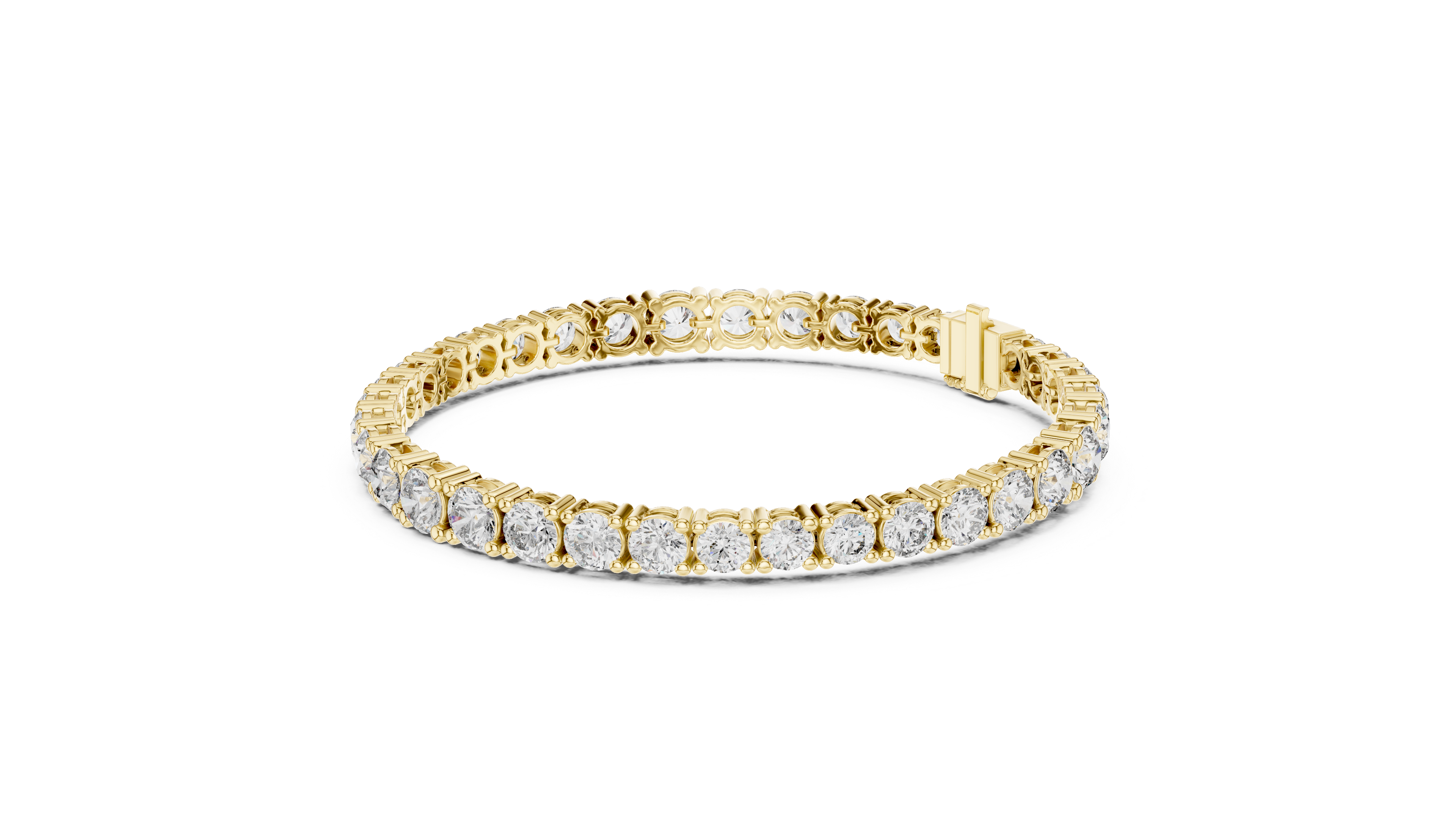 Diamond Eternity Bracelet | 14K & 18K Gold | IGI Certified Lab-Grown Diamonds