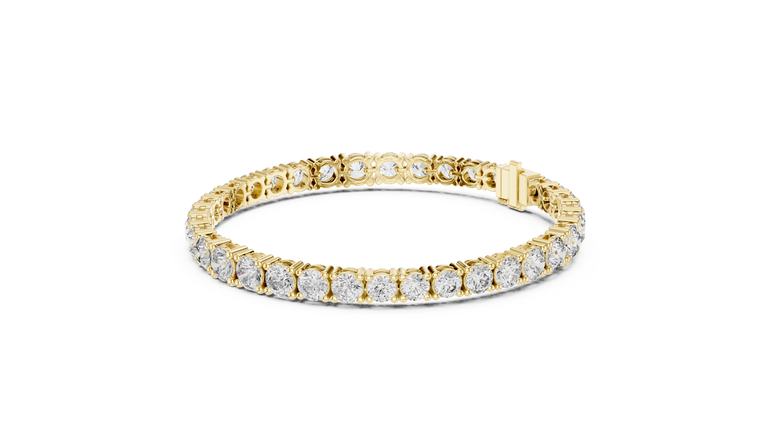 Diamond Eternity Bracelet | 14K & 18K Gold | IGI Certified Lab-Grown Diamonds