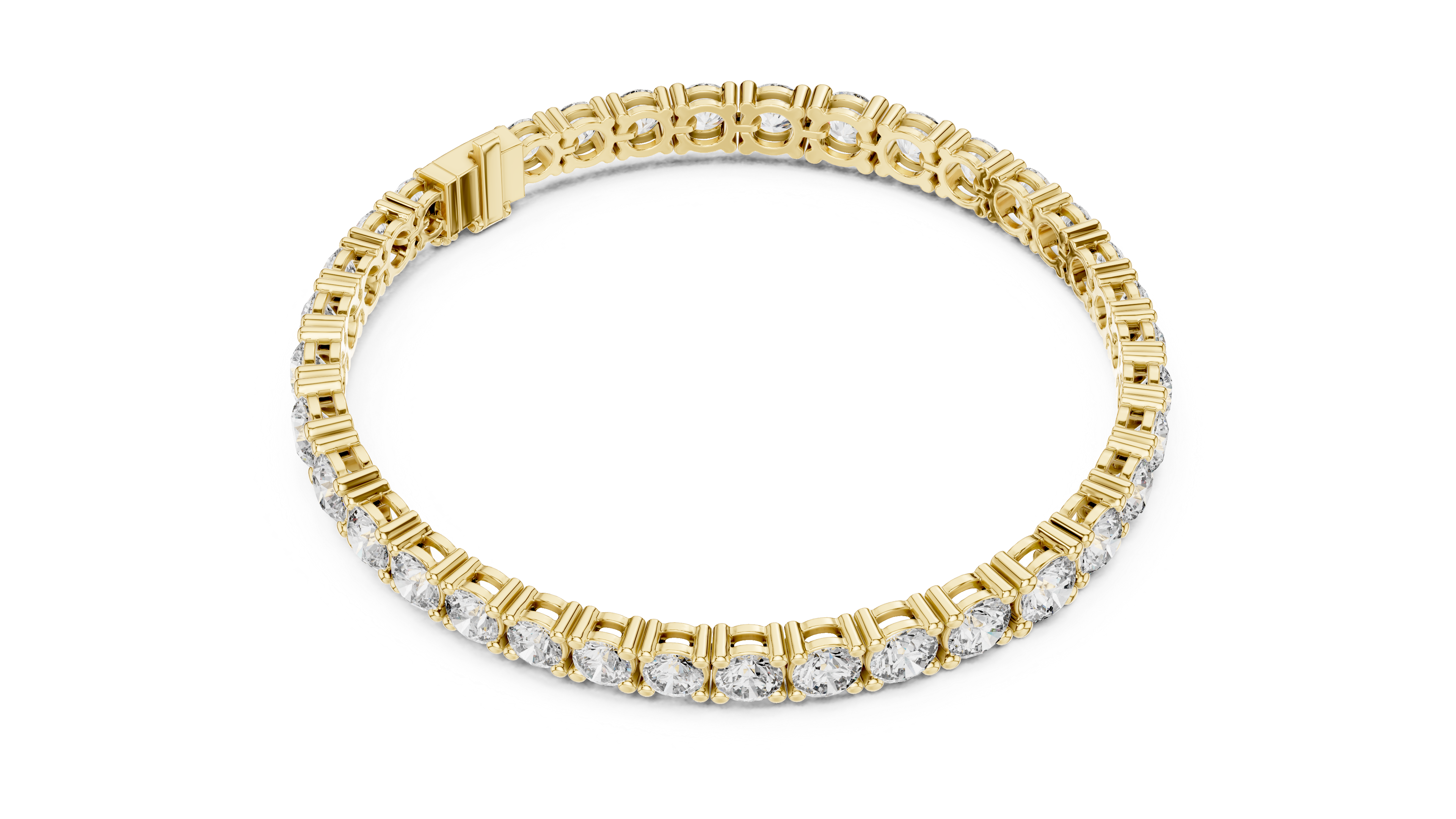 Diamond Eternity Bracelet | 14K & 18K Gold | IGI Certified Lab-Grown Diamonds