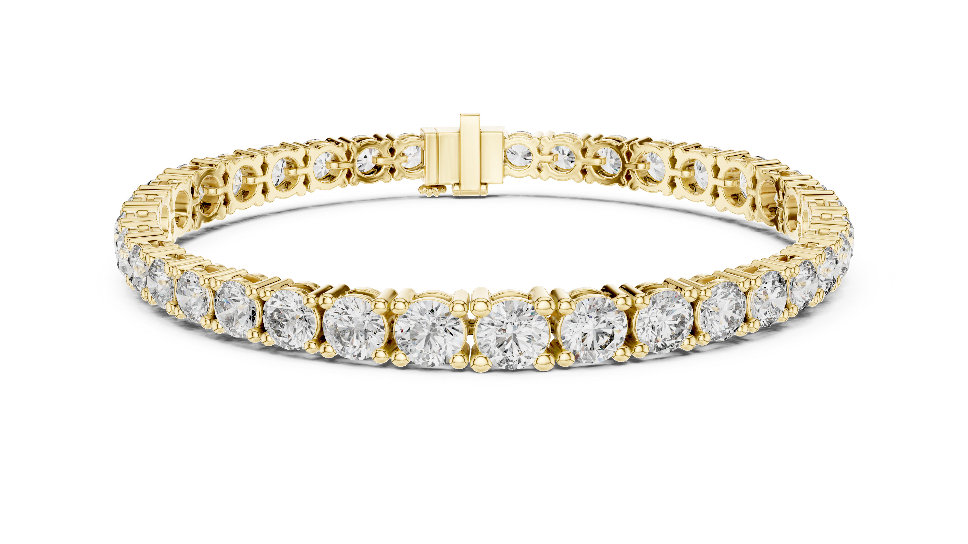 Diamond Eternity Bracelet | 14K & 18K Gold | IGI Certified Lab-Grown Diamonds