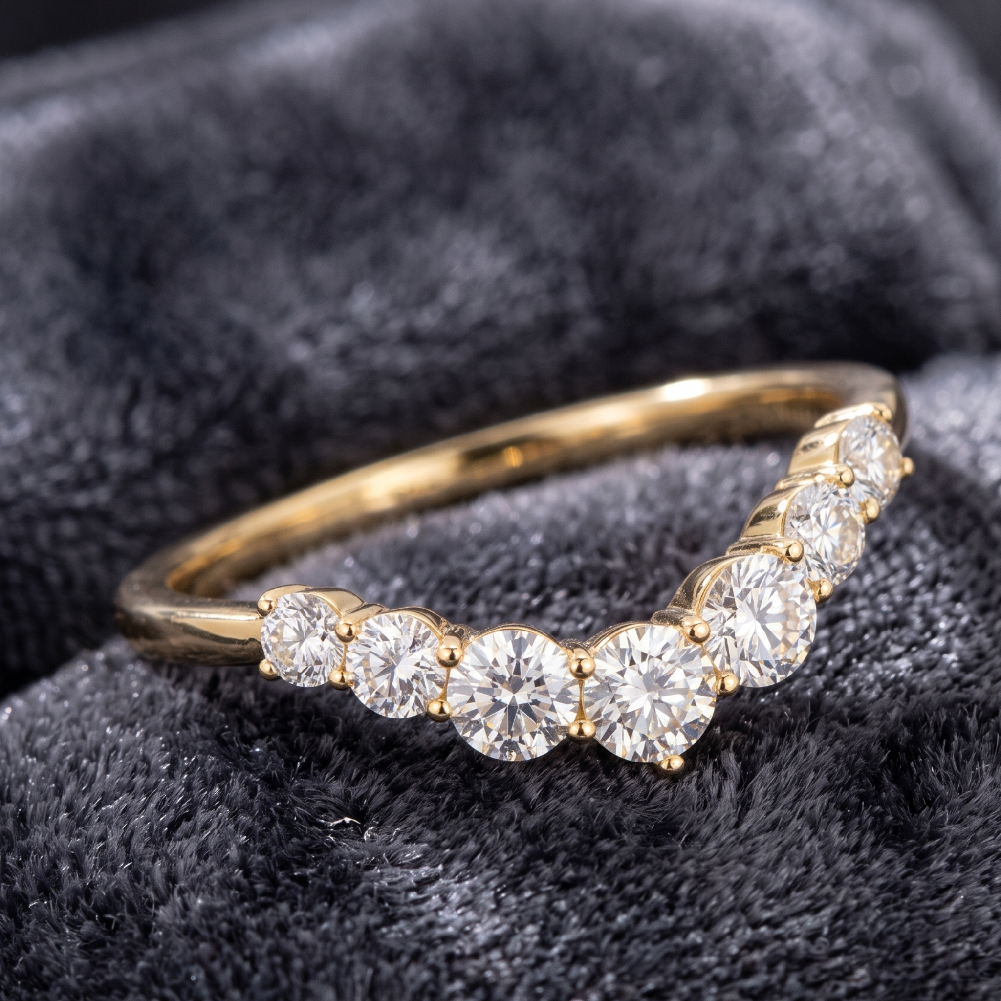 Round brilliant diamond engagement ring enhancer in 9K 14K and 18K gold