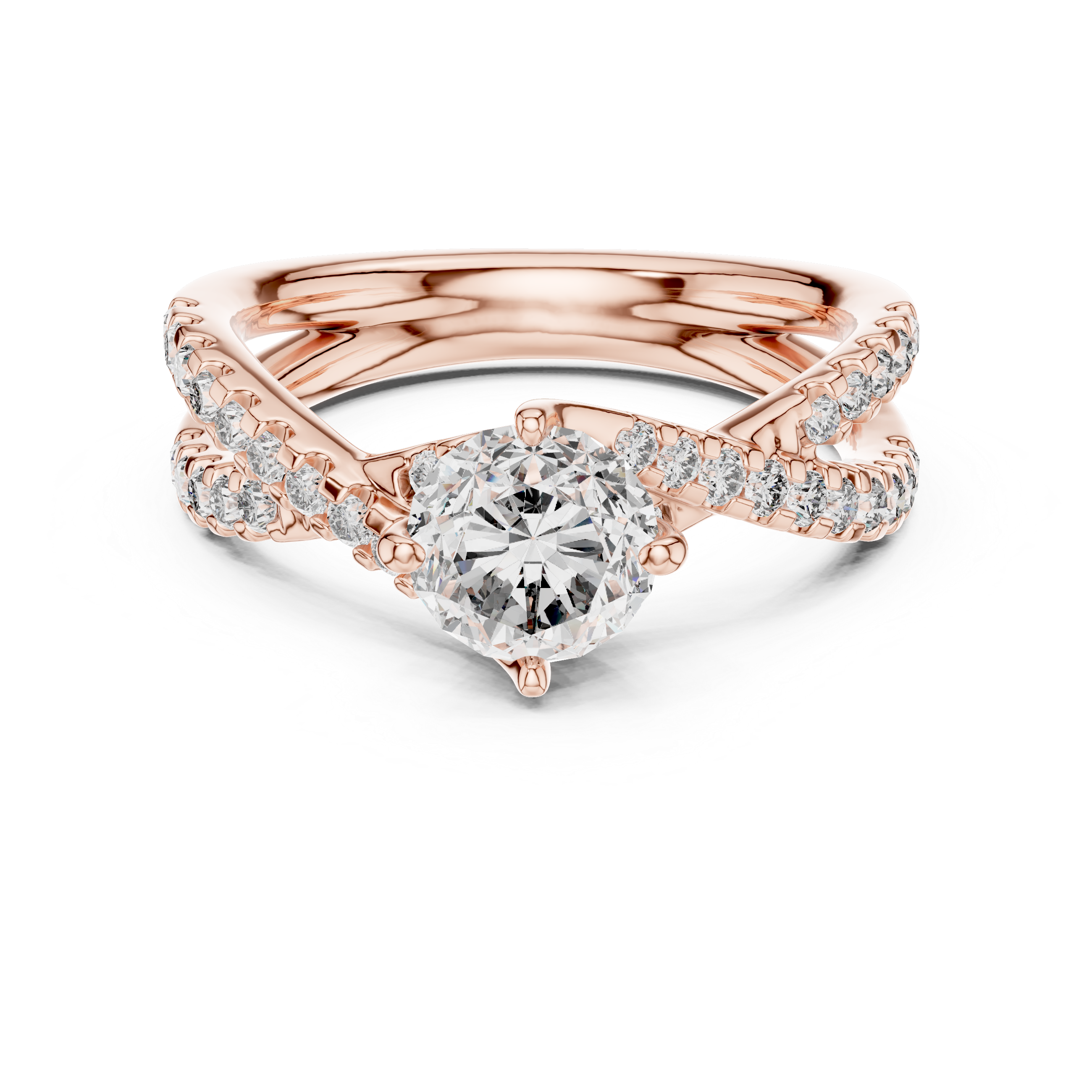 IGI Certified Lab-Grown Diamond Solitaire Ring | 14K & 18K Rose Gold | Kiashaa Jewellery