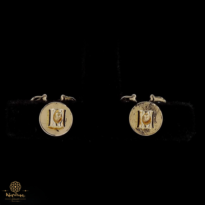 Double Pear Diamond Heart Stud Earrings in 9K, 14K & 18K Gold